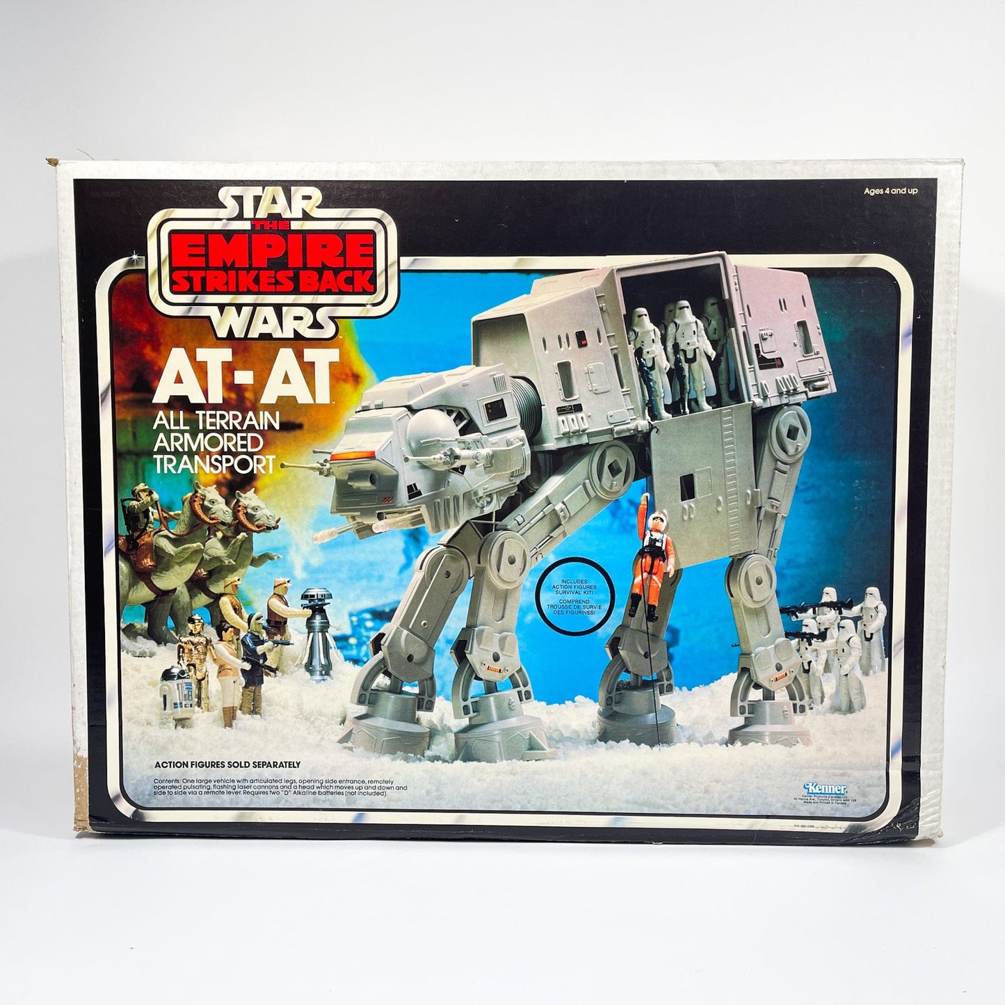 Vintage Kenner Star Wars Vehicle AT-AT - Complete in Canadian ESB Box