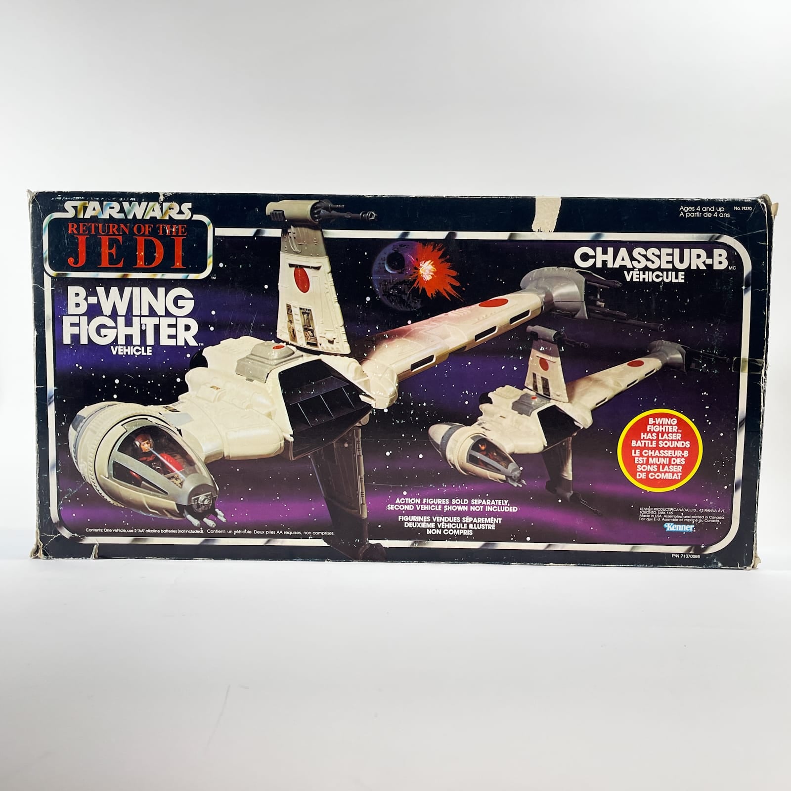 Vintage Kenner Star Wars Vehicle B-Wing - Complete in Canadian Box