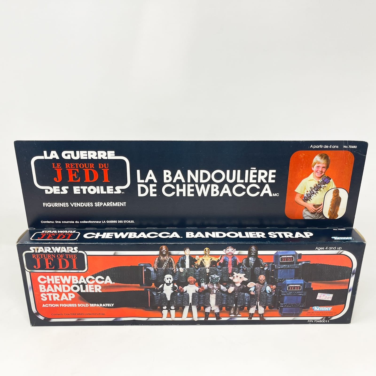 Vintage Kenner Star Wars Vehicle Chewbacca Bandolier Strap - Mint in Canadian Box