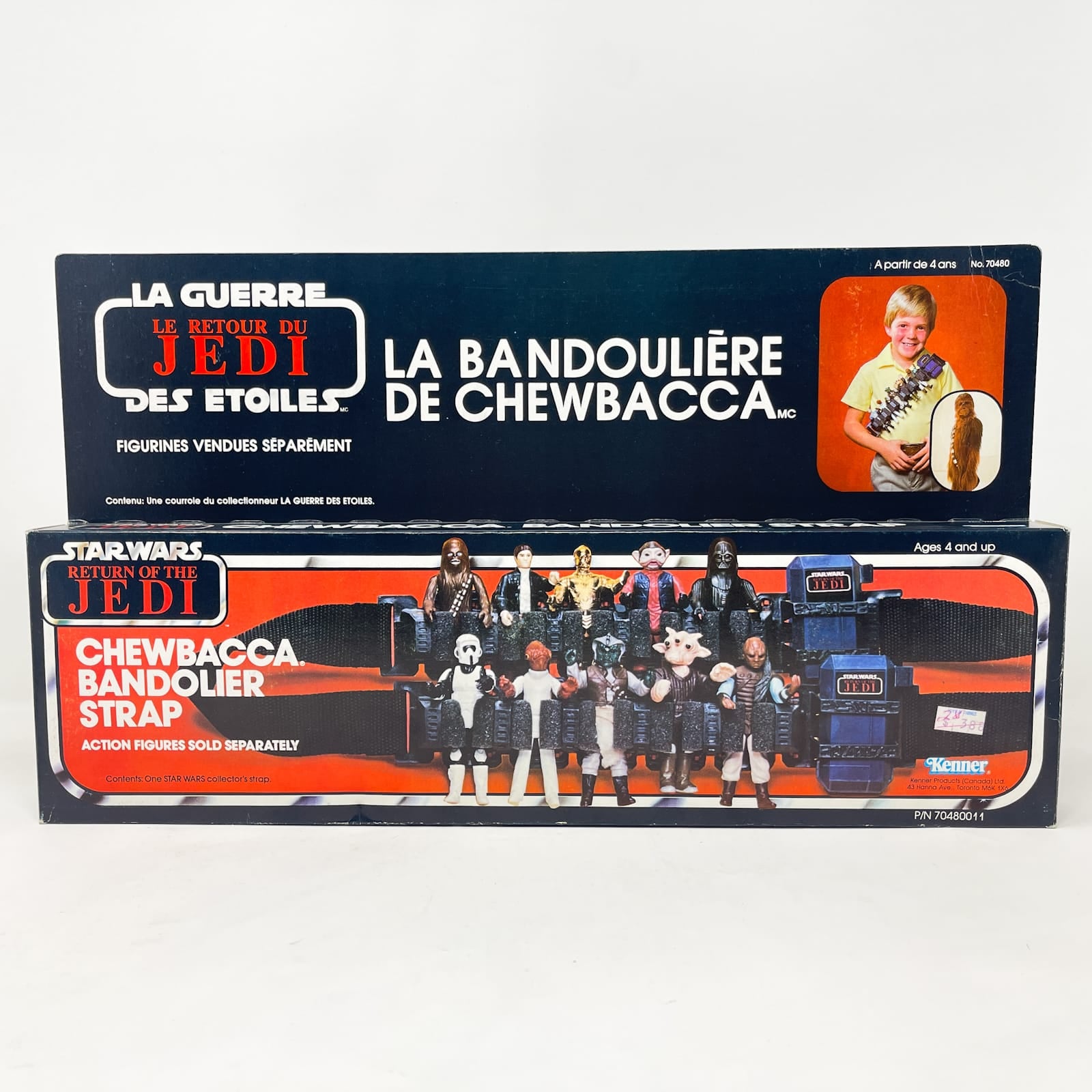 Vintage Kenner Star Wars Vehicle Chewbacca Bandolier Strap - Mint in Canadian Box