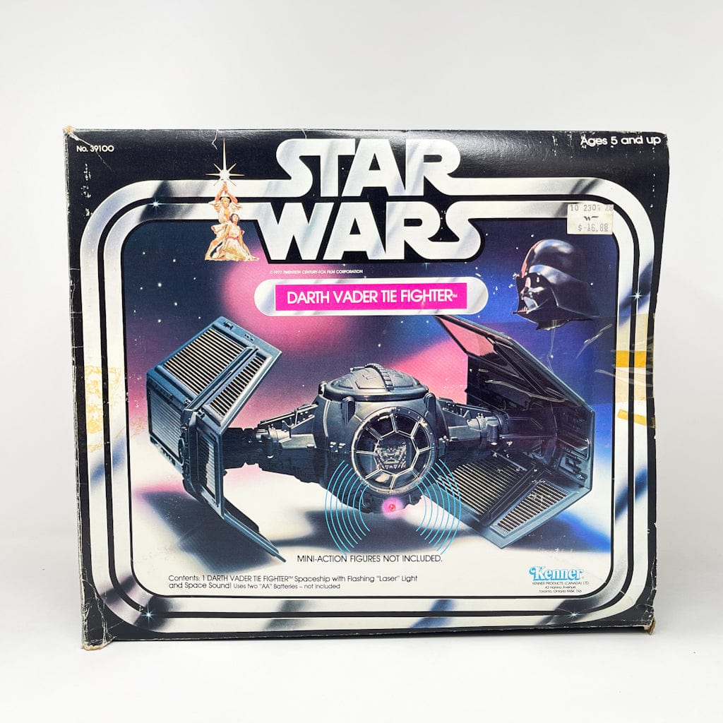 Vintage Kenner Star Wars Vehicle Darth Vader TIE Fighter - Complete in Canadian Box