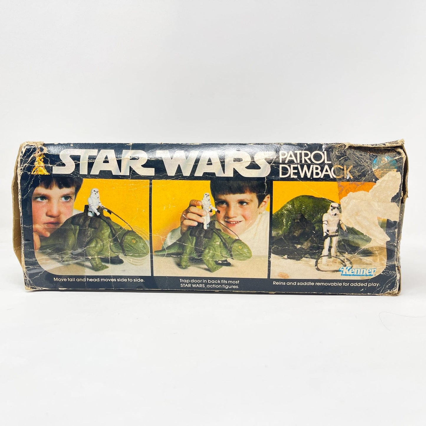 Vintage Kenner Star Wars Vehicle Dewback - Complete in Box - Broken Reigns (1979)