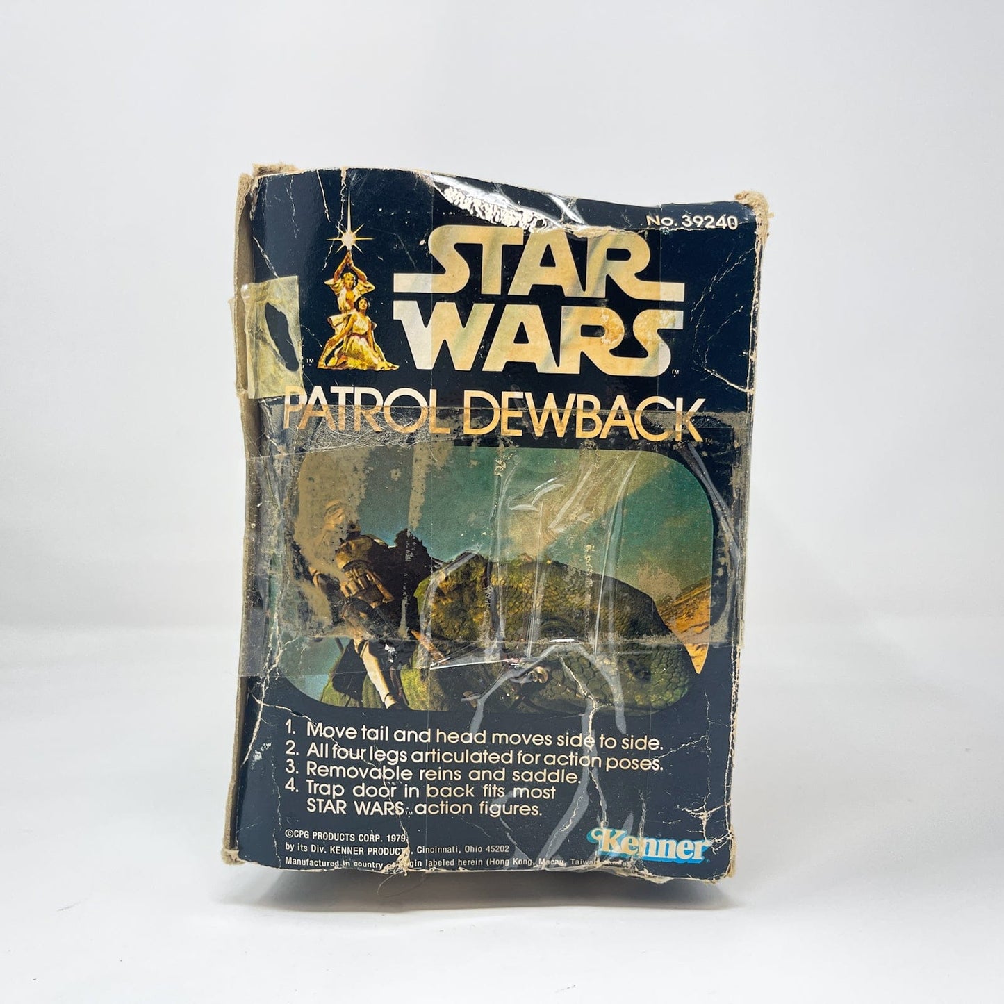 Vintage Kenner Star Wars Vehicle Dewback - Complete in Box - Broken Reigns (1979)