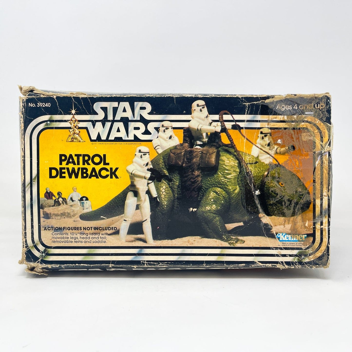 Vintage Kenner Star Wars Vehicle Dewback - Complete in Box - Broken Reigns (1979)