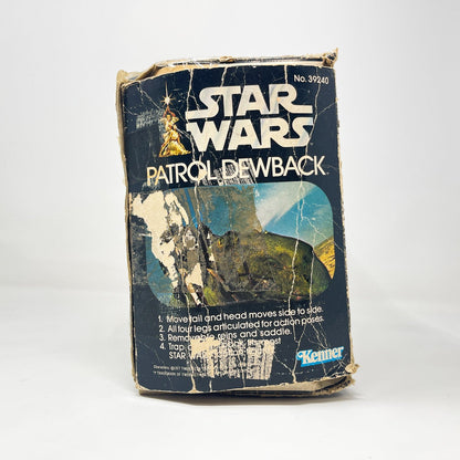 Vintage Kenner Star Wars Vehicle Dewback - Complete in Box - Broken Reigns (1979)