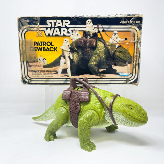 Vintage Kenner Star Wars Vehicle Dewback - Complete in Box - Broken Reigns (1979)