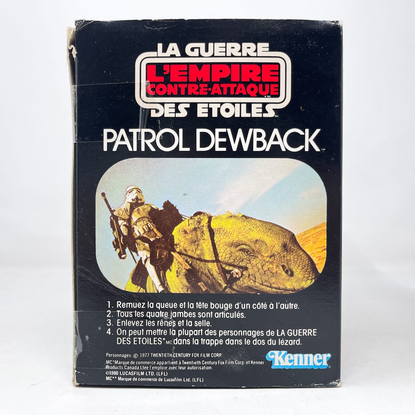 Vintage Kenner Star Wars Vehicle Dewback - Complete in Canadian Box w/ Black Sticker - Vintage Kenner (1981)