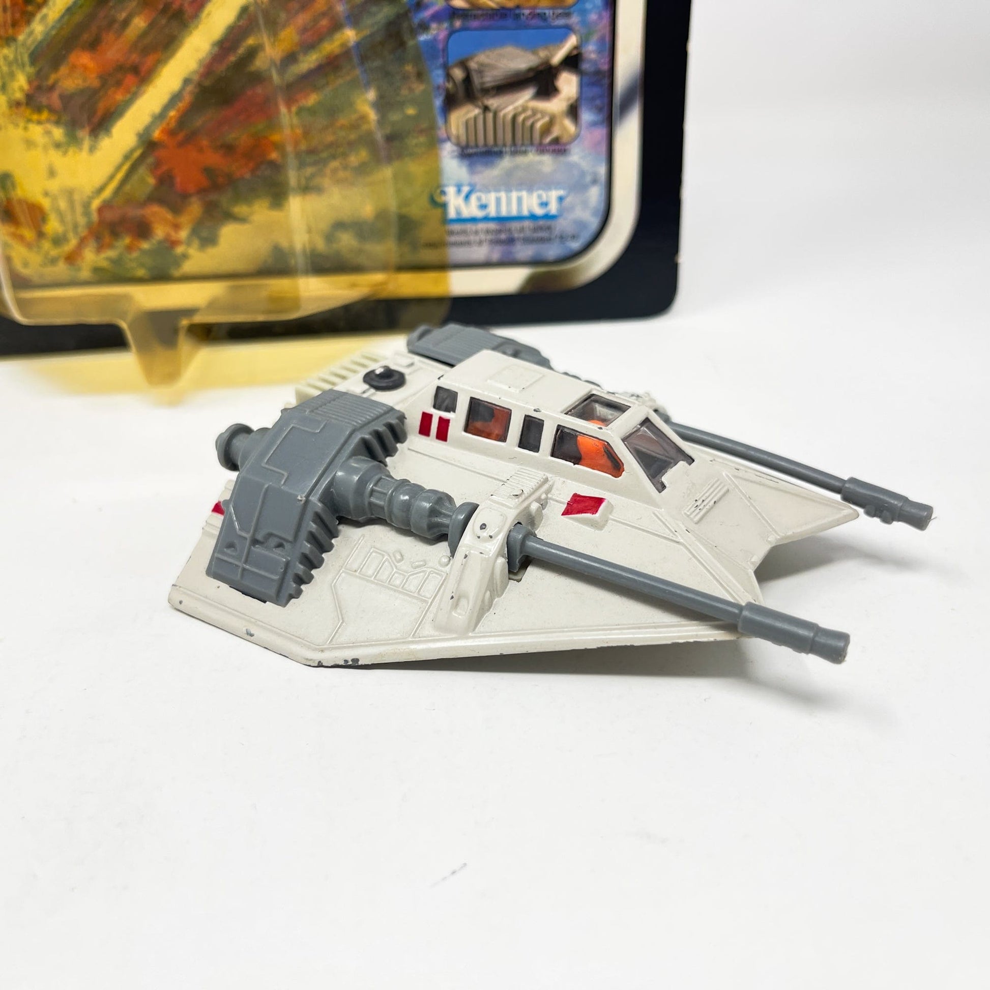 Vintage Kenner Star Wars Vehicle Die Cast Snowspeeder - MOC Sliced Bubble