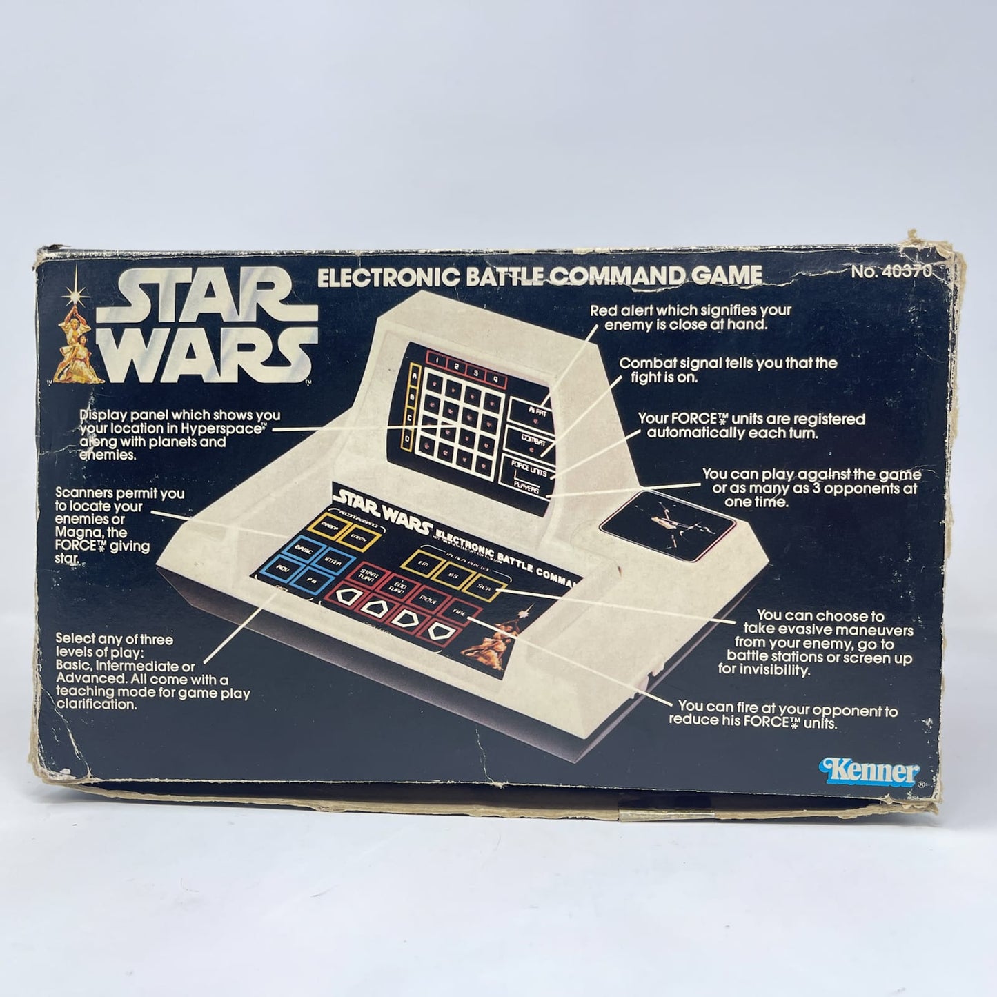 Vintage Kenner Star Wars Vehicle Electronic Battle Command Game - Complete in Box w/ Eaton's Sticker