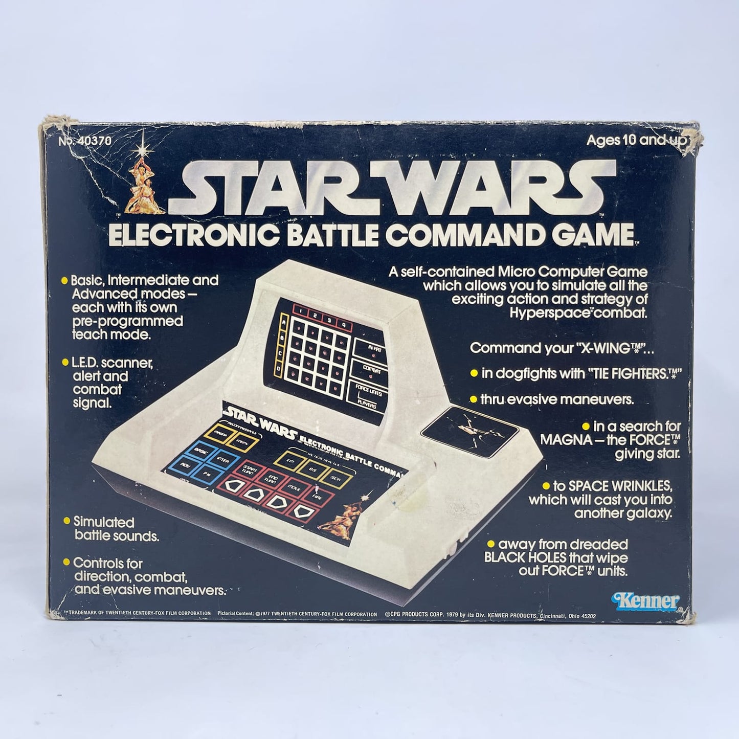 Vintage Kenner Star Wars Vehicle Electronic Battle Command Game - Complete in Box w/ Eaton's Sticker
