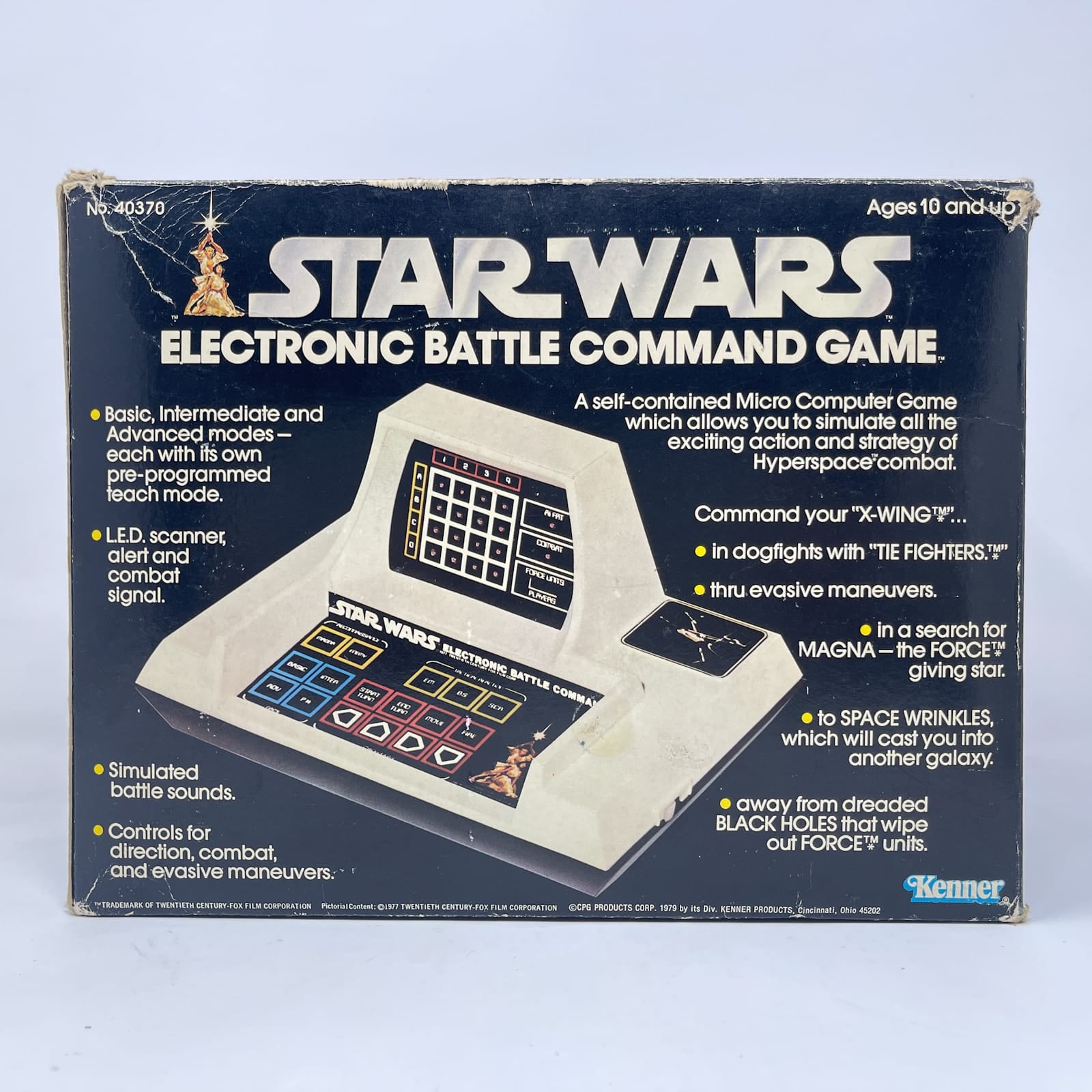 Vintage Kenner Star Wars Vehicle Electronic Battle Command Game - Complete in Box w/ Eaton's Sticker