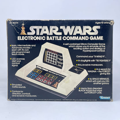 Vintage Kenner Star Wars Vehicle Electronic Battle Command Game - Complete in Box w/ Eaton's Sticker