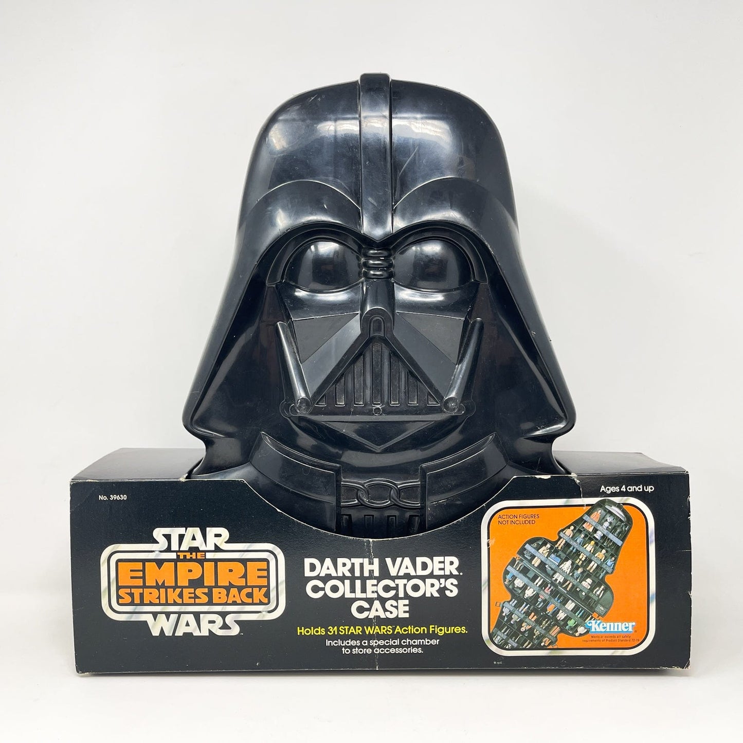 Vintage Kenner Star Wars Vehicle ESB Darth Vader Carrying Case -  Complete w/ Outer Wrap