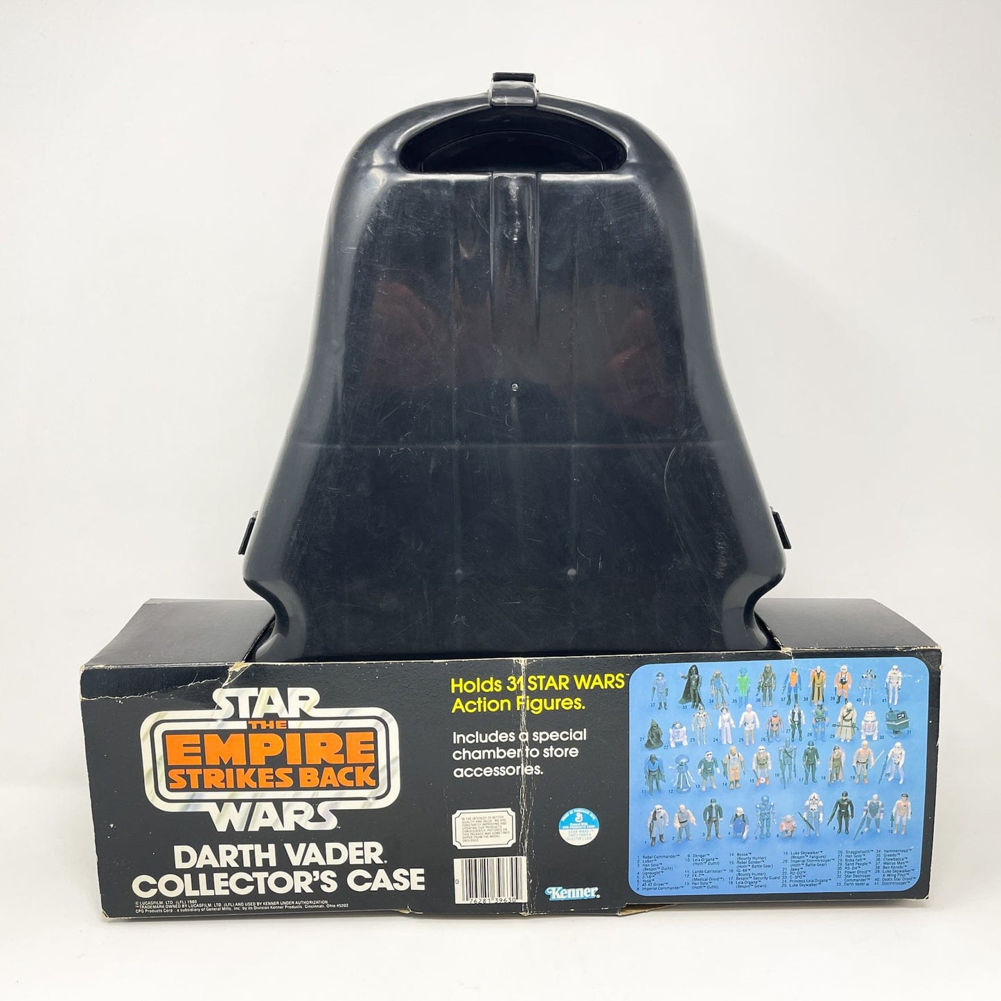 Vintage Kenner Star Wars Vehicle ESB Darth Vader Carrying Case -  Complete w/ Outer Wrap