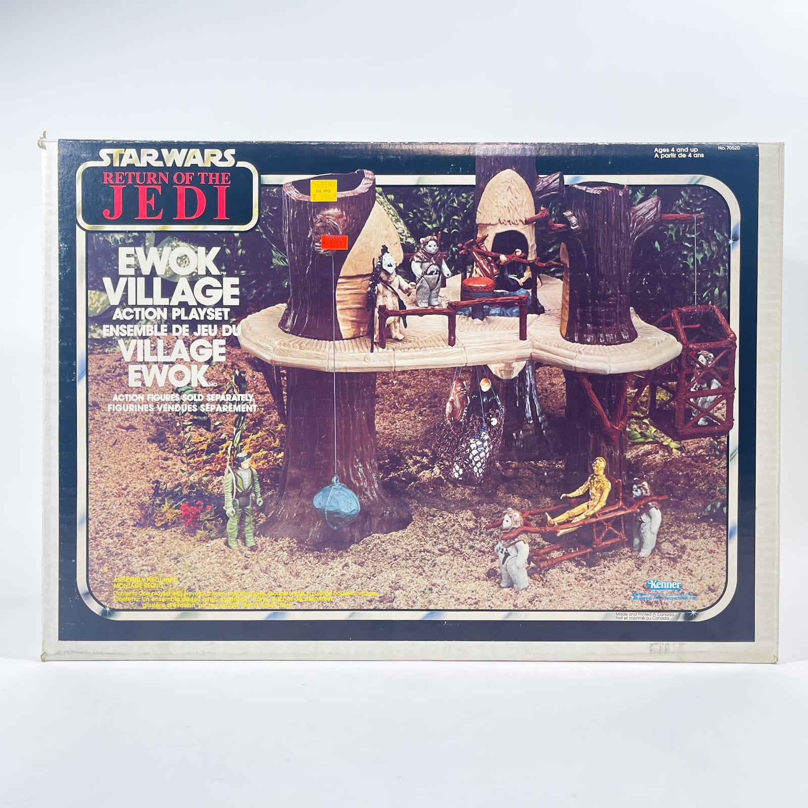 Ewok Village - Complete in Canadian ROTJ Box Star Wars Kenner