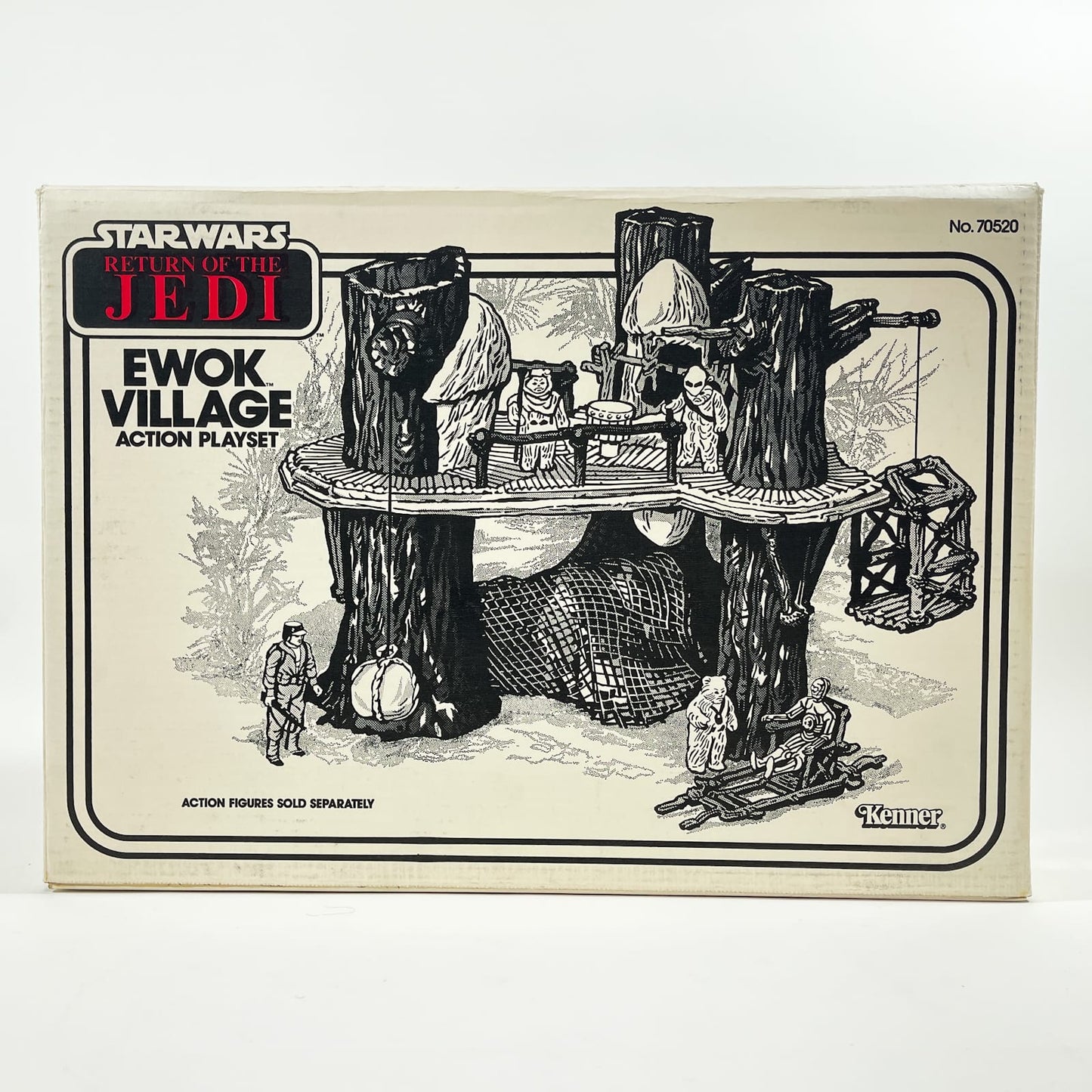 Vintage Kenner Star Wars Vehicle Ewok Village - Complete ROTJ Box - Kenner (1983)