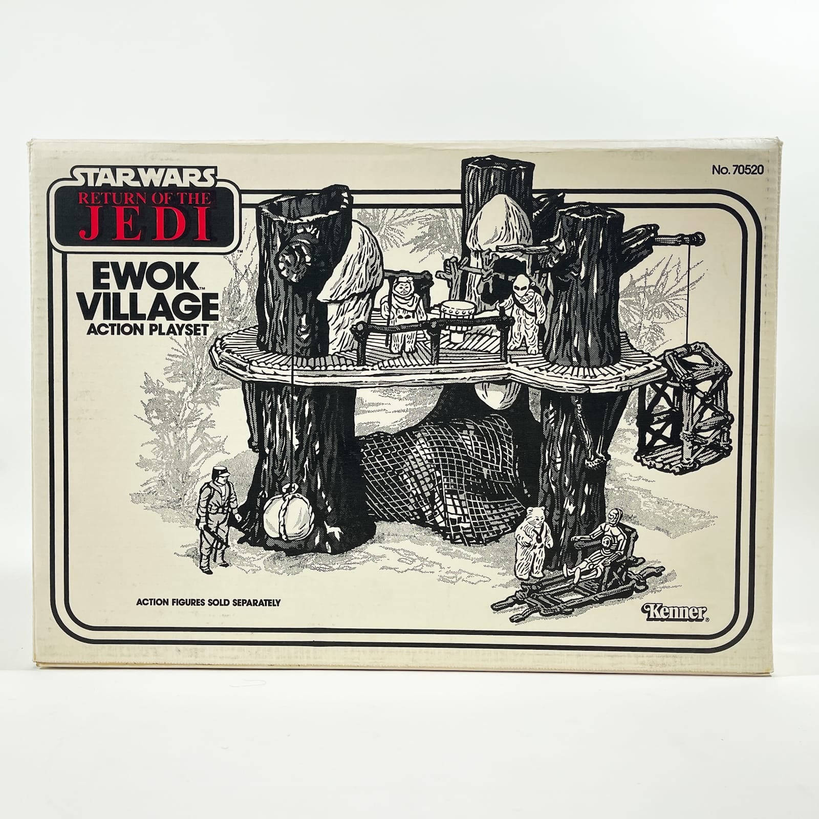 Vintage Kenner Star Wars Vehicle Ewok Village - Complete ROTJ Box - Kenner (1983)