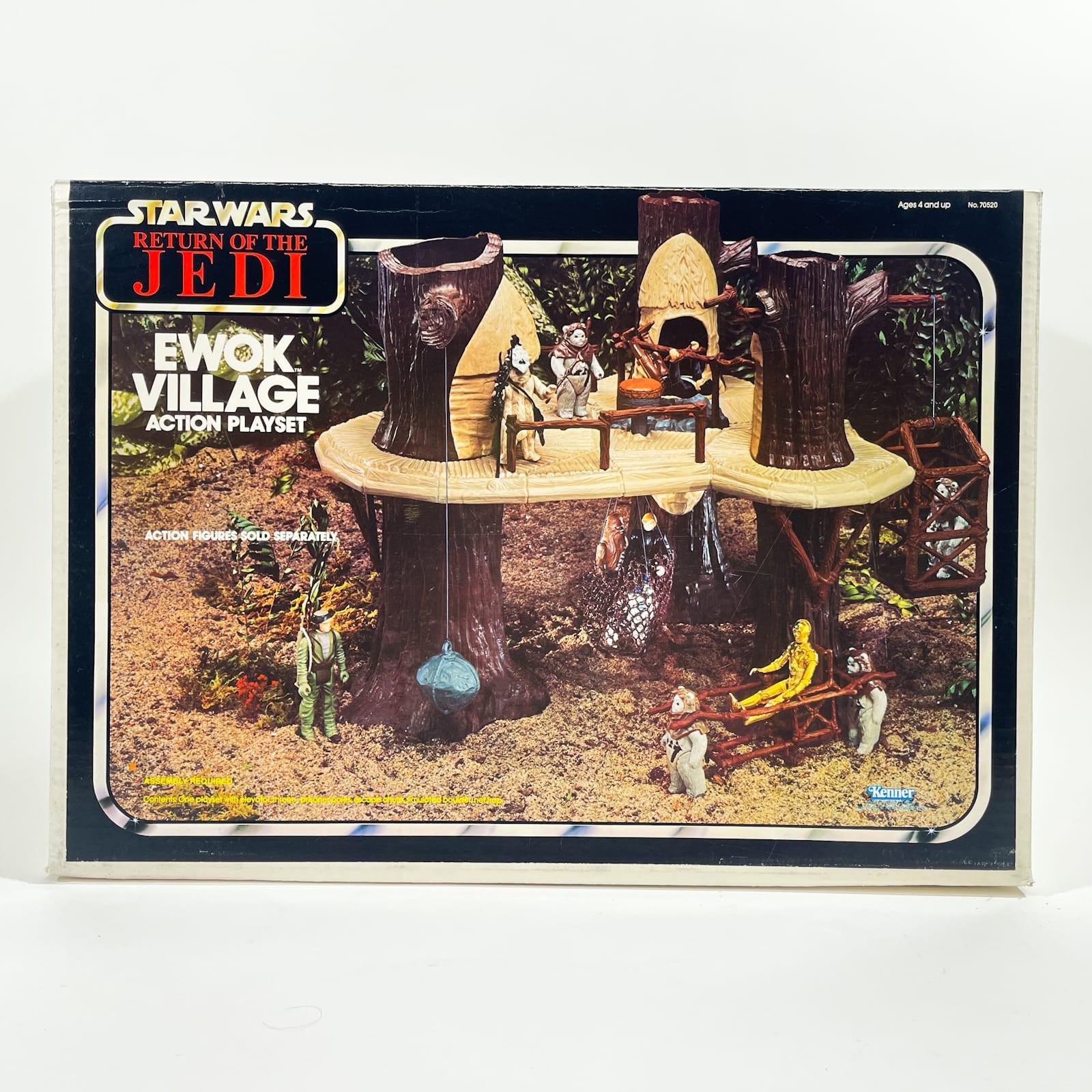 Vintage Kenner Star Wars Vehicle Ewok Village - Complete ROTJ Box - Kenner (1983)