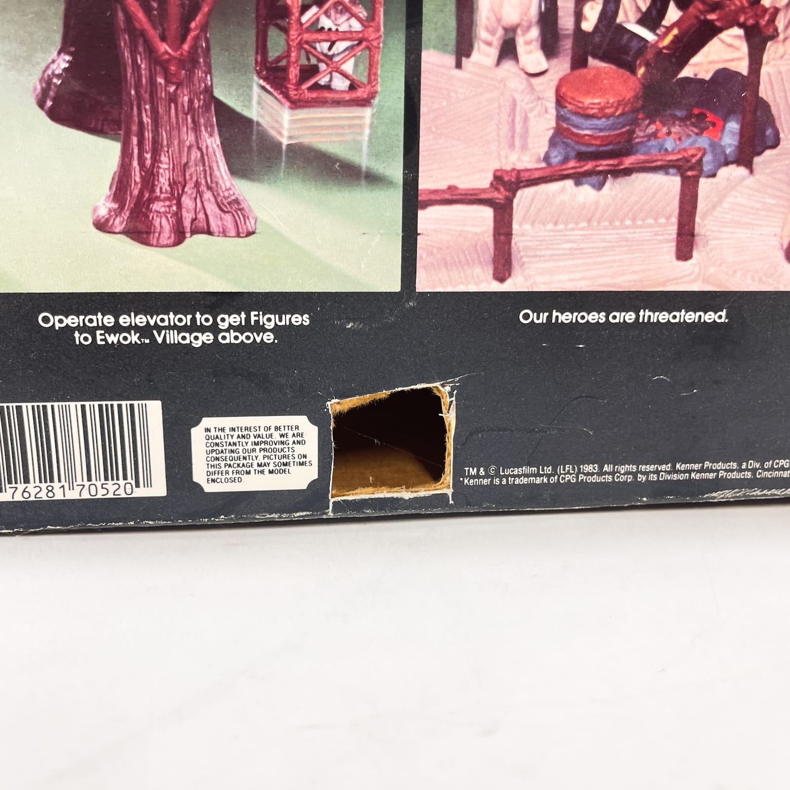 Vintage Kenner Star Wars Vehicle Ewok Village - Complete ROTJ Box - Kenner (1983)