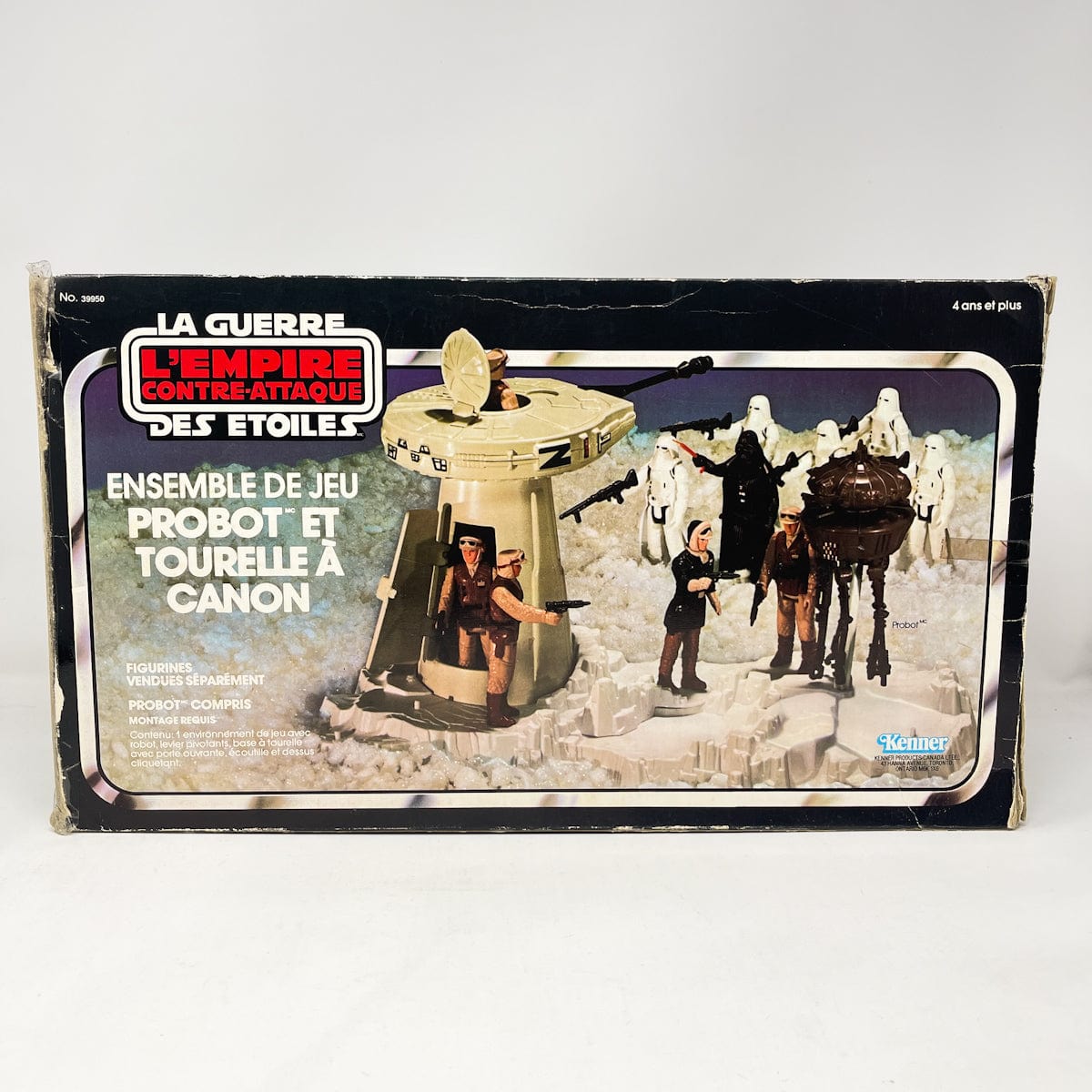 Vintage Kenner Star Wars Vehicle Hoth Gun Turret and Probot Playset - Complete in Canadian Box