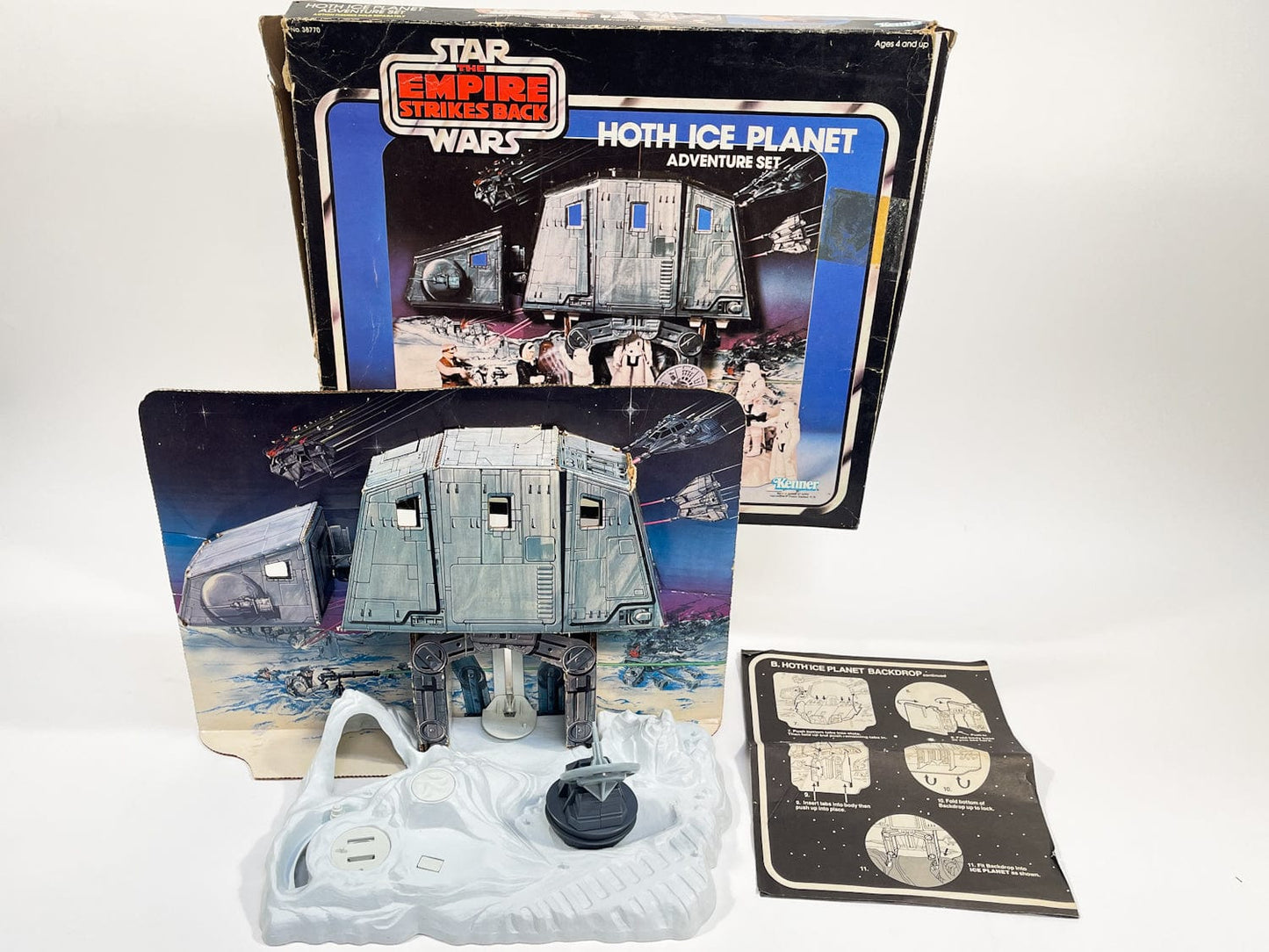 Vintage Kenner Star Wars Vehicle Hoth Ice Planet Playset - Complete in Box