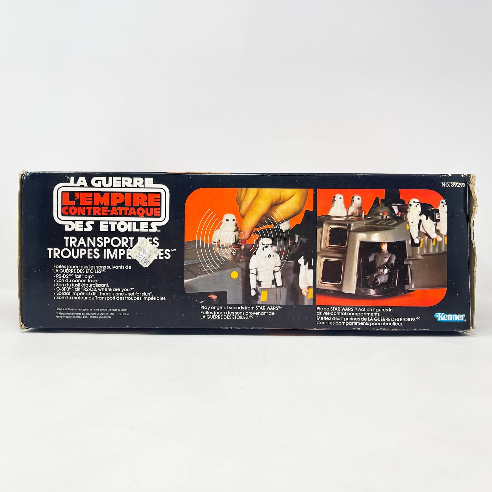 Vintage Kenner Star Wars Vehicle Imperial Troop Transport - Complete in Canadian Box - Vintage Kenner (1980)