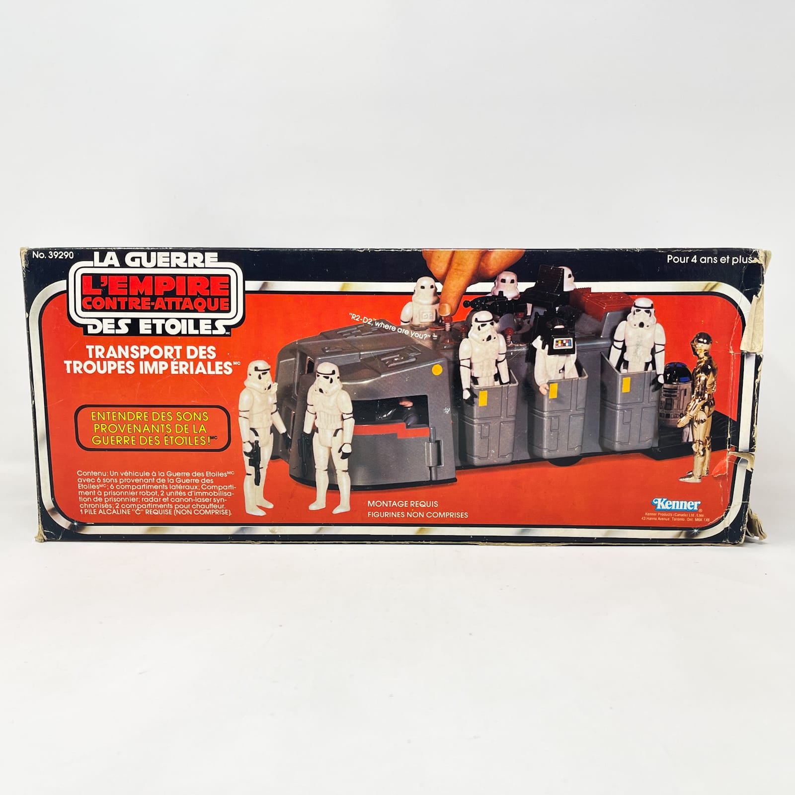 Vintage Kenner Star Wars Vehicle Imperial Troop Transport - Complete in Canadian Box - Vintage Kenner (1980)