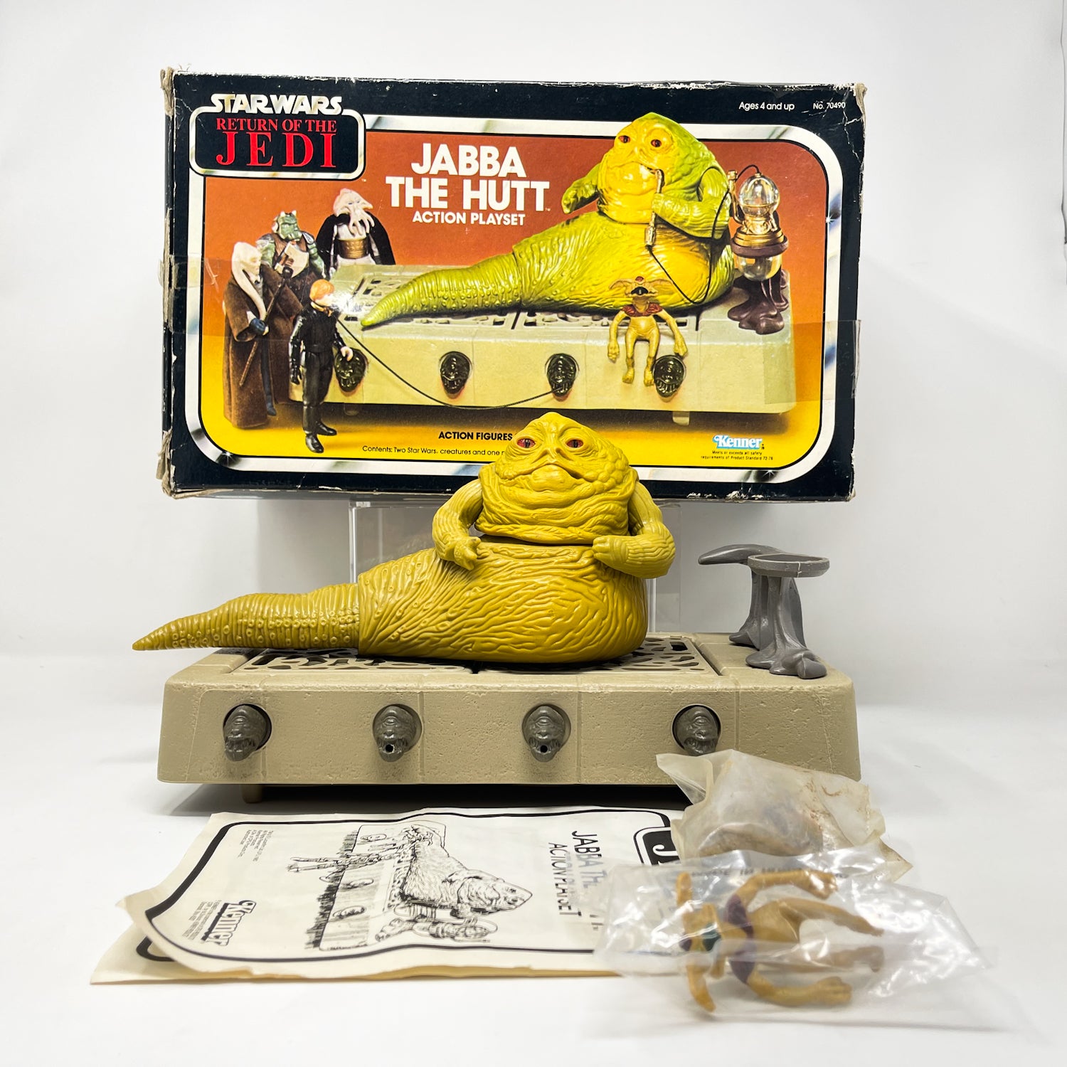 Vintage Jabba the Hutt Playset Complete in Box Star Wars Kenner