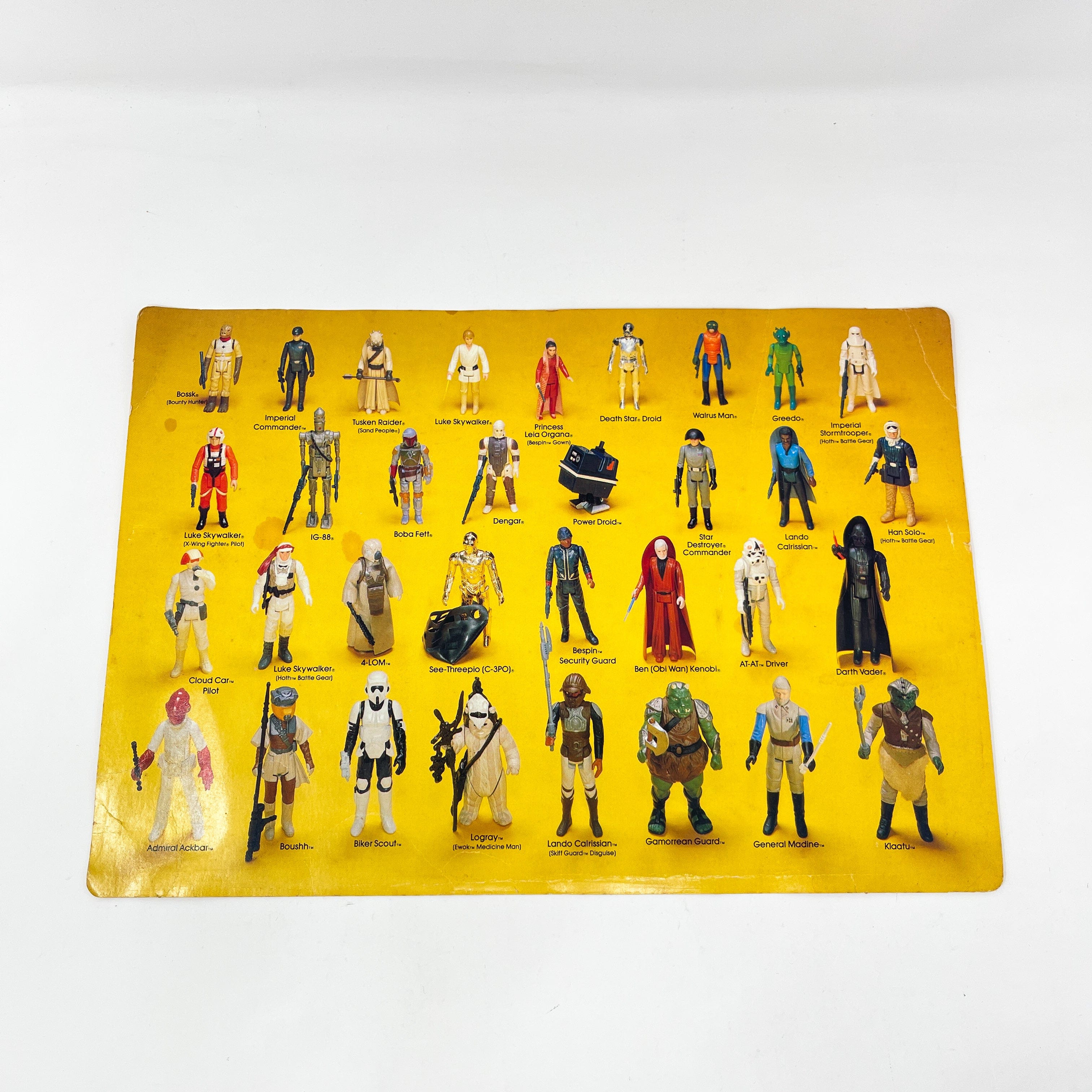 Vintage Kenner Star Wars Action Figure Carrying Case ROTJ Return