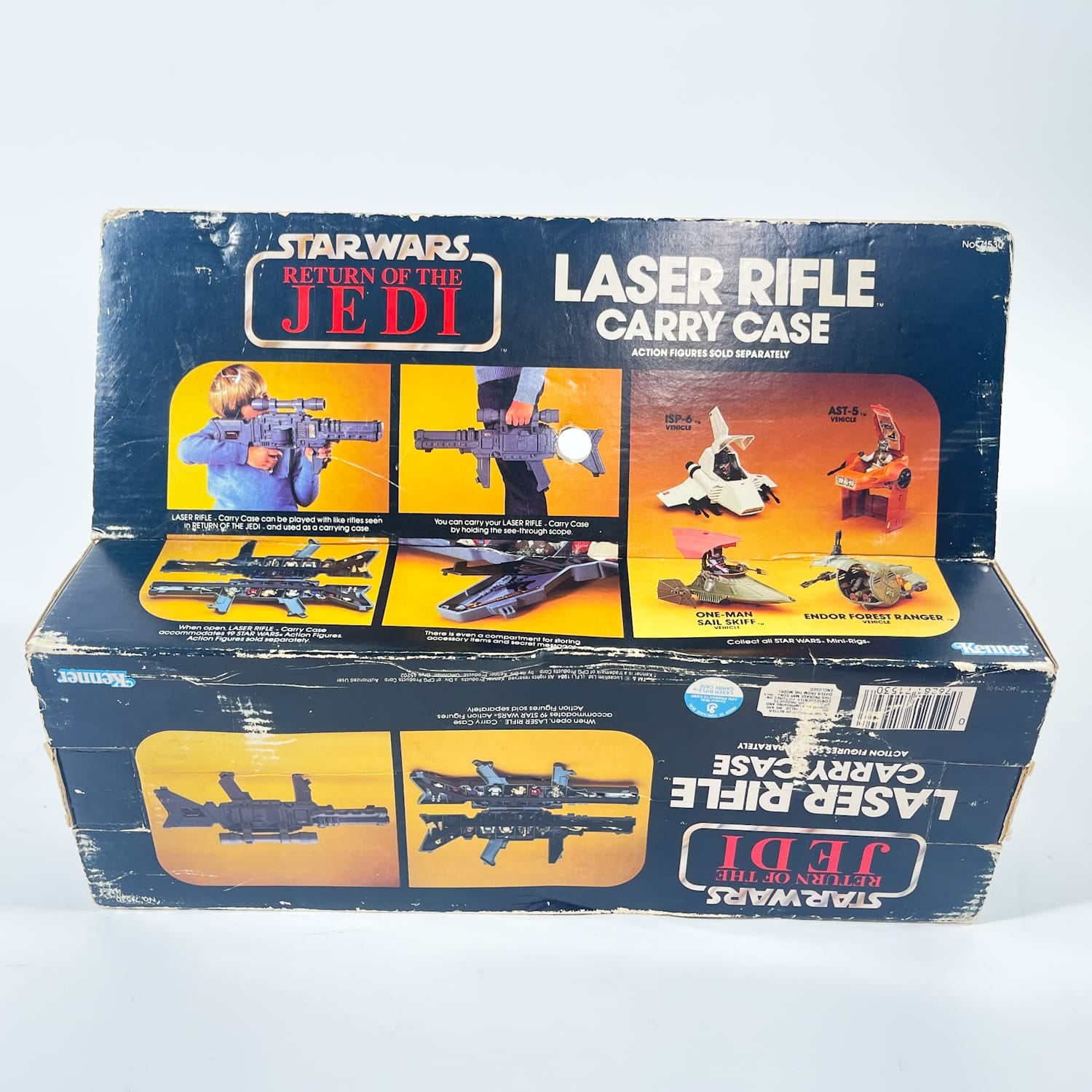 Vintage Kenner Star Wars Vehicle Laser Rifle Carrying Case - Loose Complete with Box