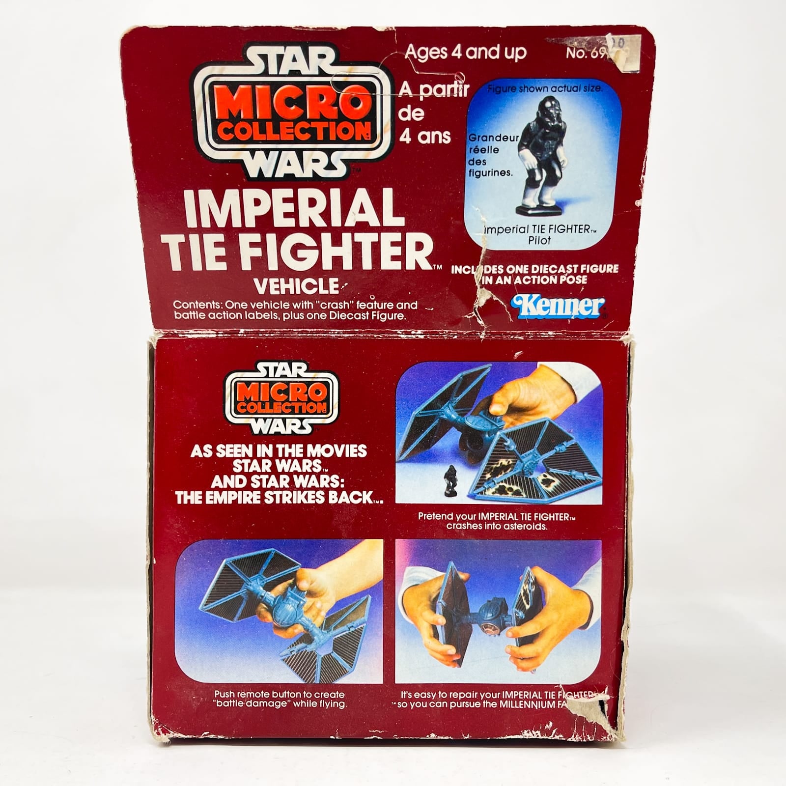 Vintage Kenner Star Wars Vehicle Micro Collection TIE Fighter - Canadian Box - Vintage Kenner (1982)