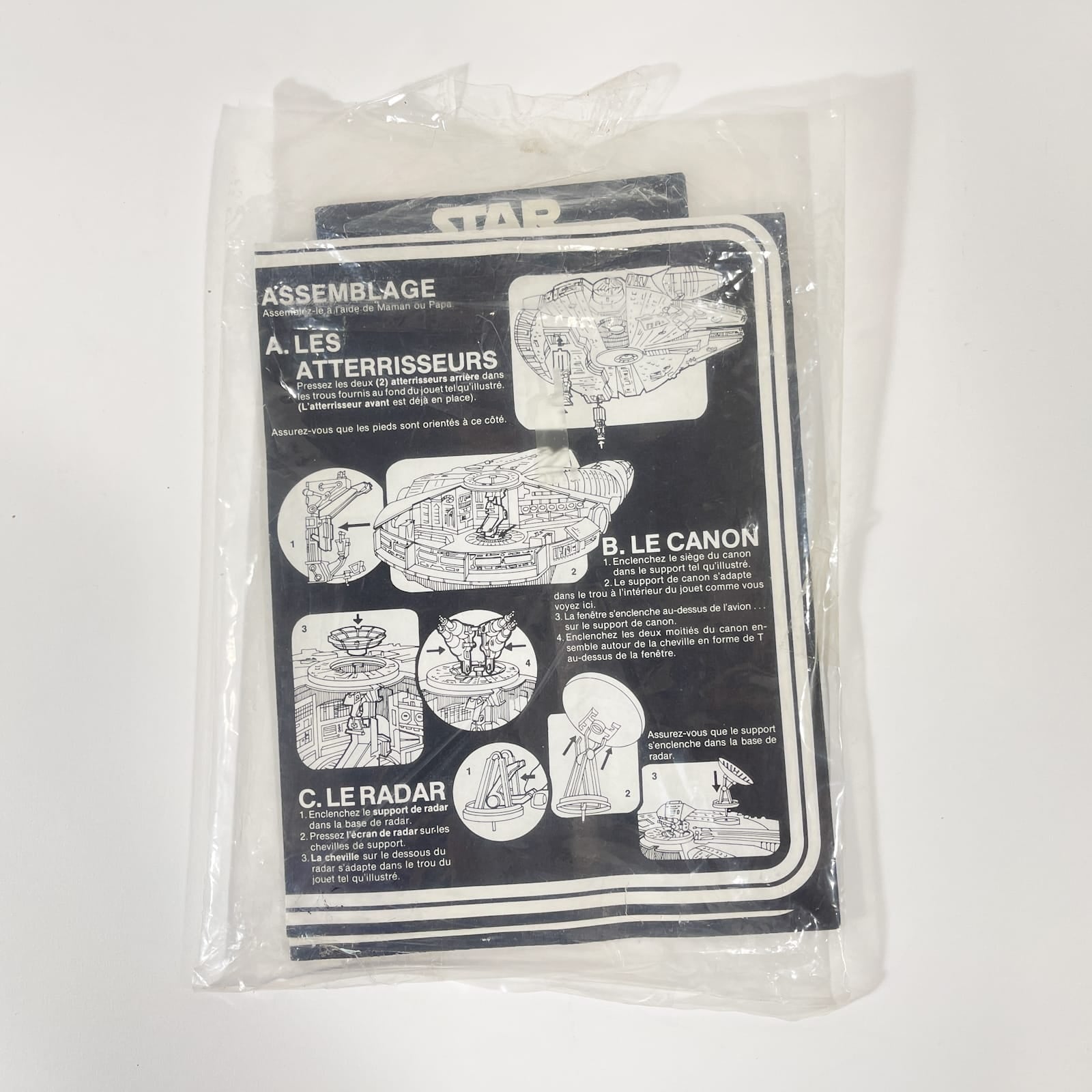 Vintage Kenner Star Wars Vehicle Millennium Falcon in Canadian ESB Box - MIB