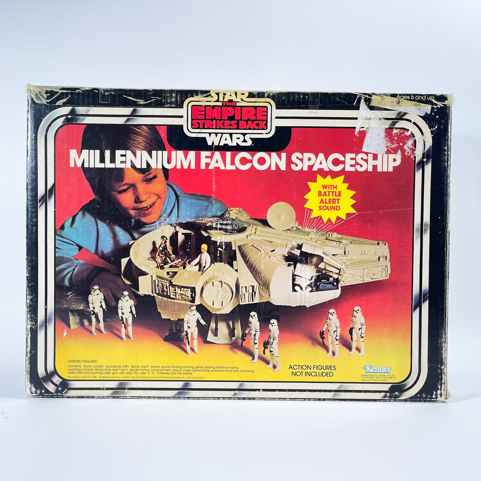 Vintage Kenner Star Wars Vehicle Millennium Falcon in Canadian ESB Box - MIB