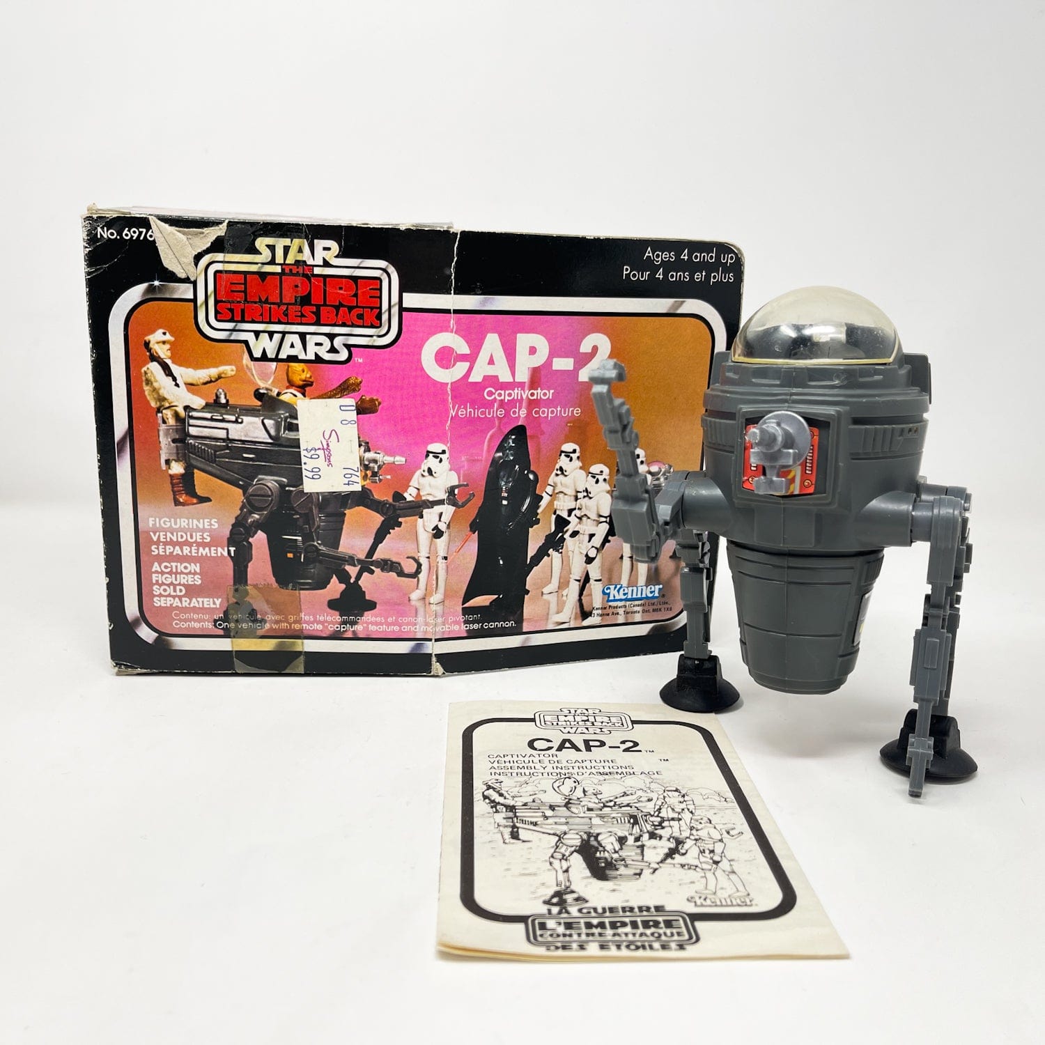 Vintage Kenner Star Wars Vehicle Mini-Rig CAP-2 Complete in Canadian ESB Box