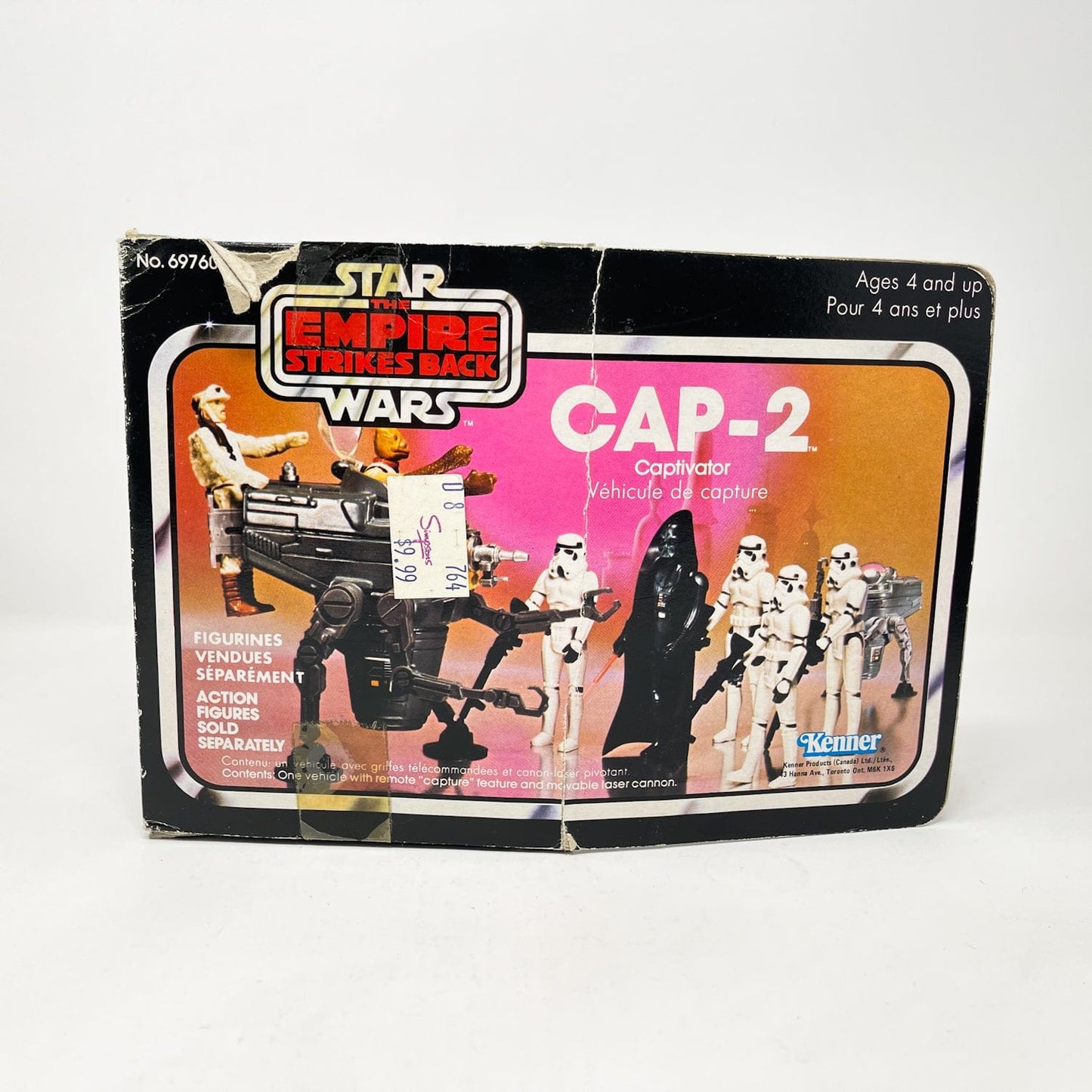 Vintage Kenner Star Wars Vehicle Mini-Rig CAP-2 Complete in Canadian ESB Box