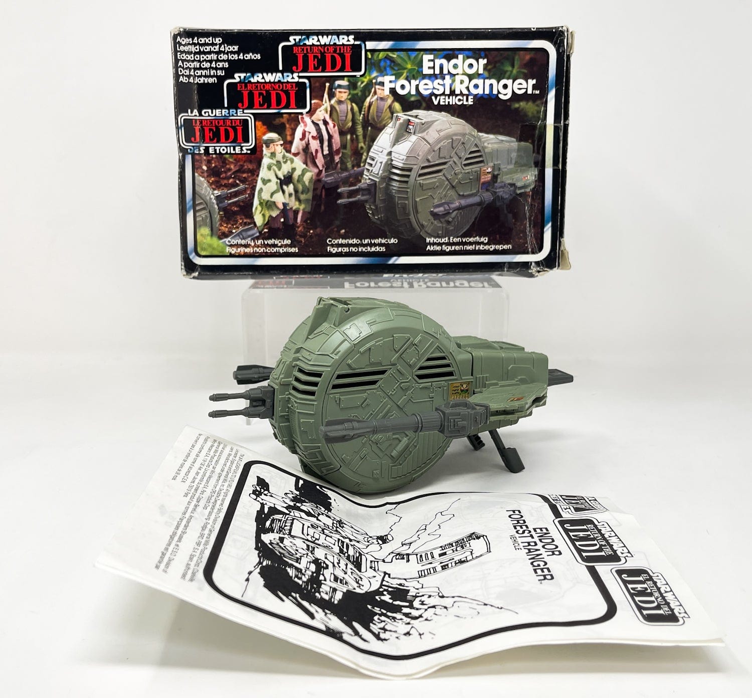Vintage Kenner Star Wars Vehicle Mini-Rig Endor Forest Ranger - Complete in Tri-Logo Box