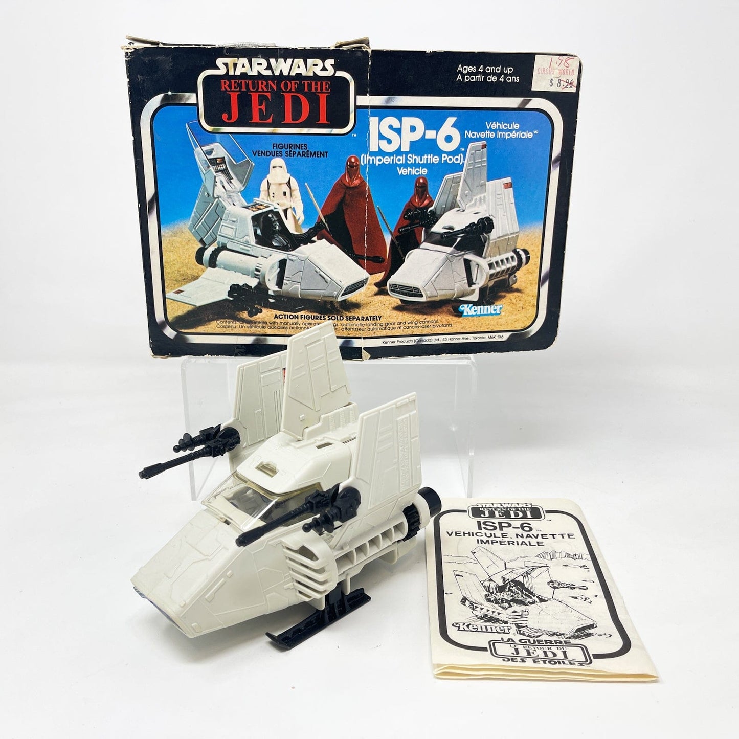 Vintage Kenner Star Wars Vehicle Mini-Rig ISP-6 - Complete in Canadian Box - Kenner (1983)