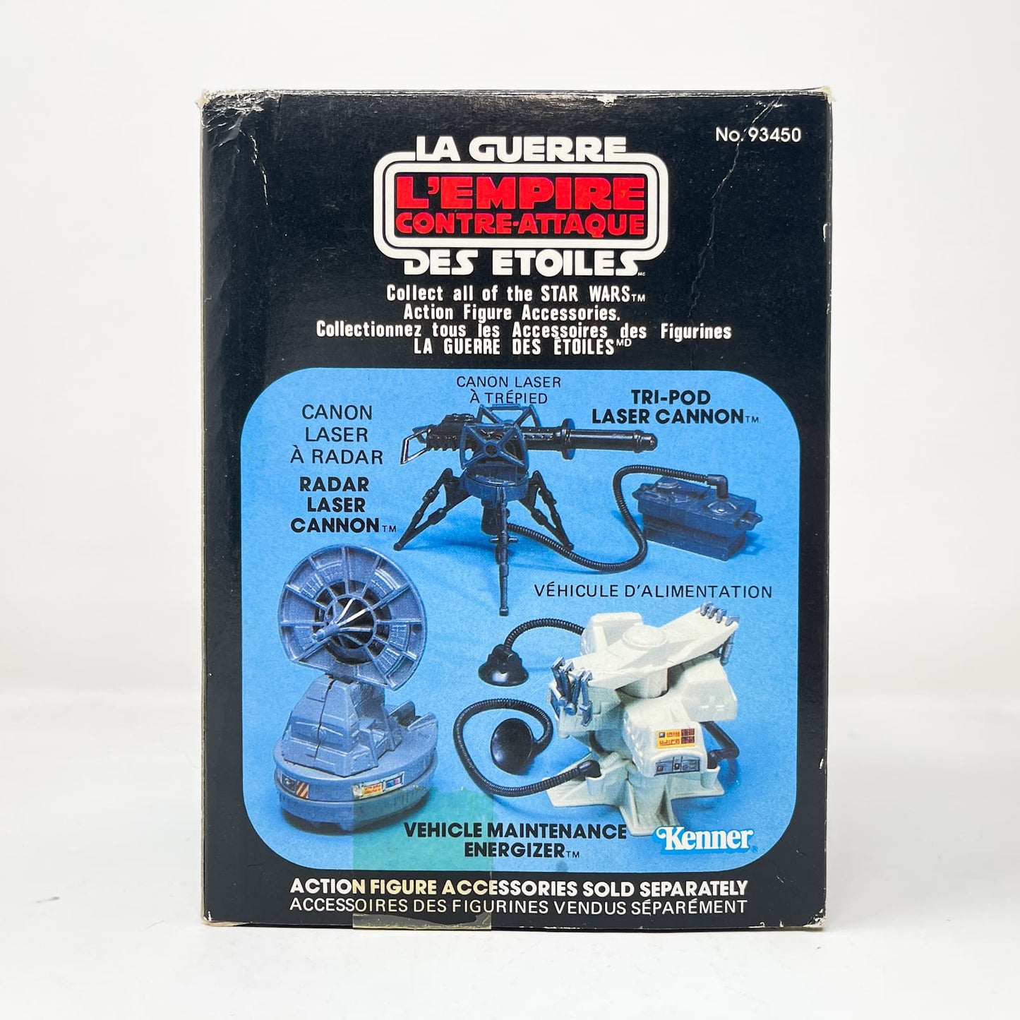 Vintage Kenner Star Wars Vehicle Mini-Rig Tri-Pod Laser Cannon - Complete in Canadian ESB Box - Kenner (1982)