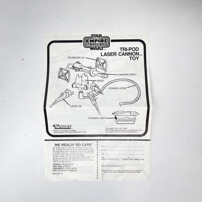 Vintage Kenner Star Wars Vehicle Mini-Rig Tri-Pod Laser Cannon - Complete in Canadian ESB Box - Kenner (1982)