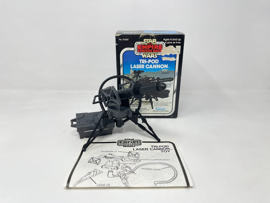 Vintage Kenner Star Wars Vehicle Mini-Rig Tri-Pod Laser Cannon - Complete in Canadian ESB Box - Kenner (1982)