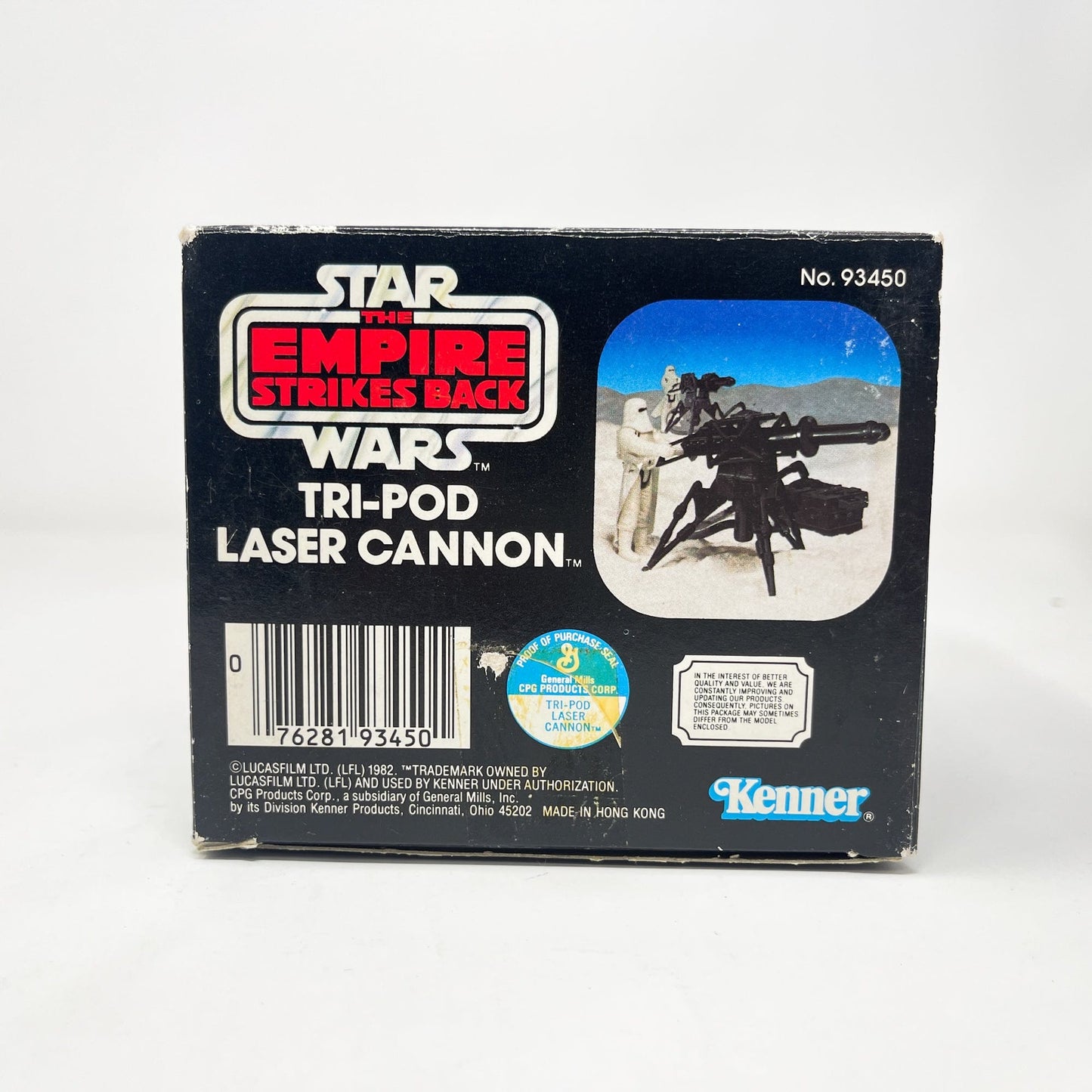 Vintage Kenner Star Wars Vehicle Mini-Rig Tri-Pod Laser Cannon - Complete in ESB Box