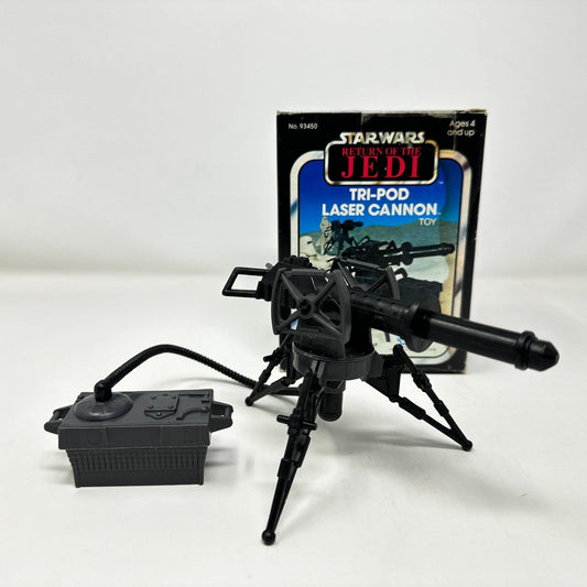 Vintage Kenner Star Wars Vehicle Mini-Rig Tri-Pod Laser Cannon - Mint in ROTJ Box