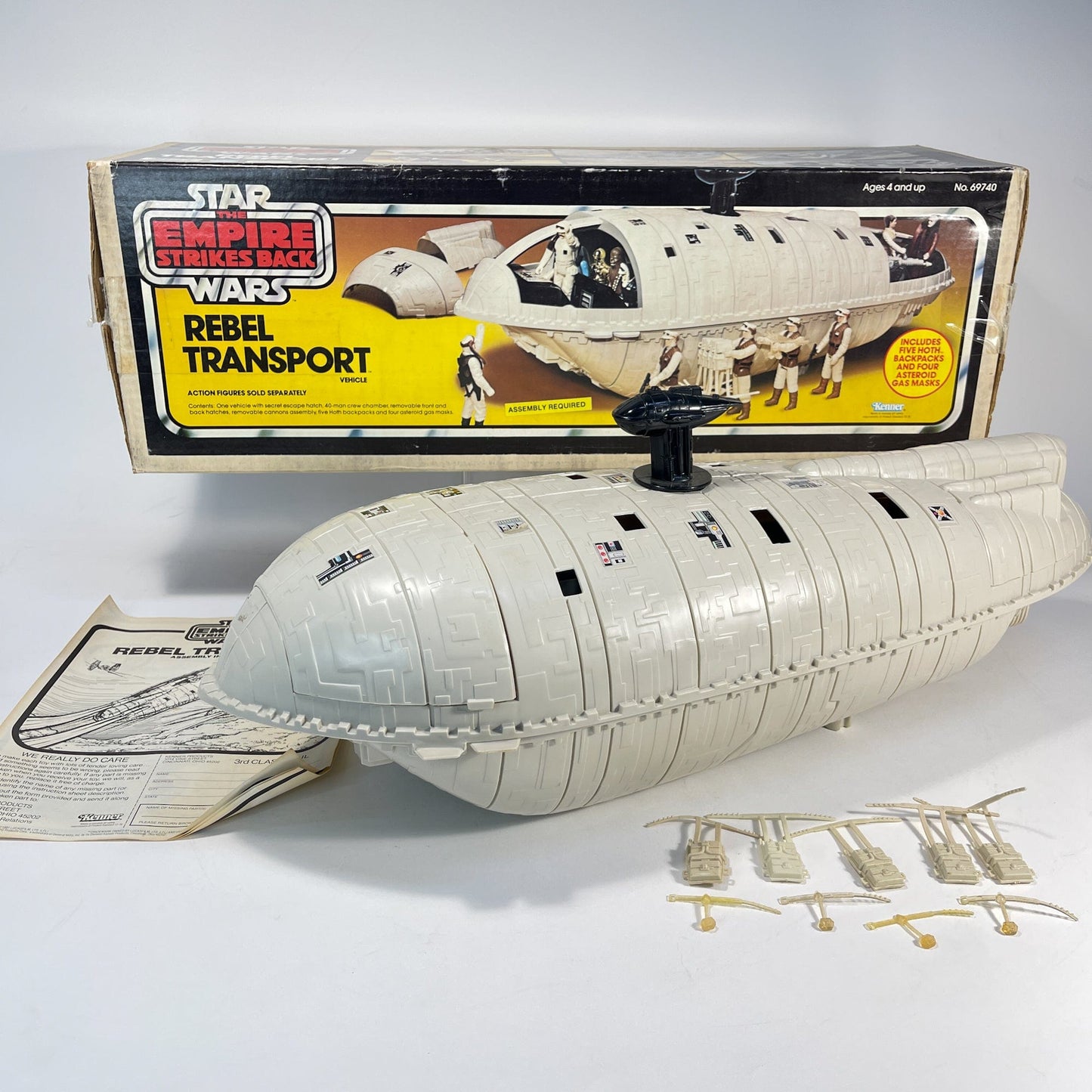 Vintage Kenner Star Wars Vehicle Rebel Transport - Complete in Box - Kenner Ship Label