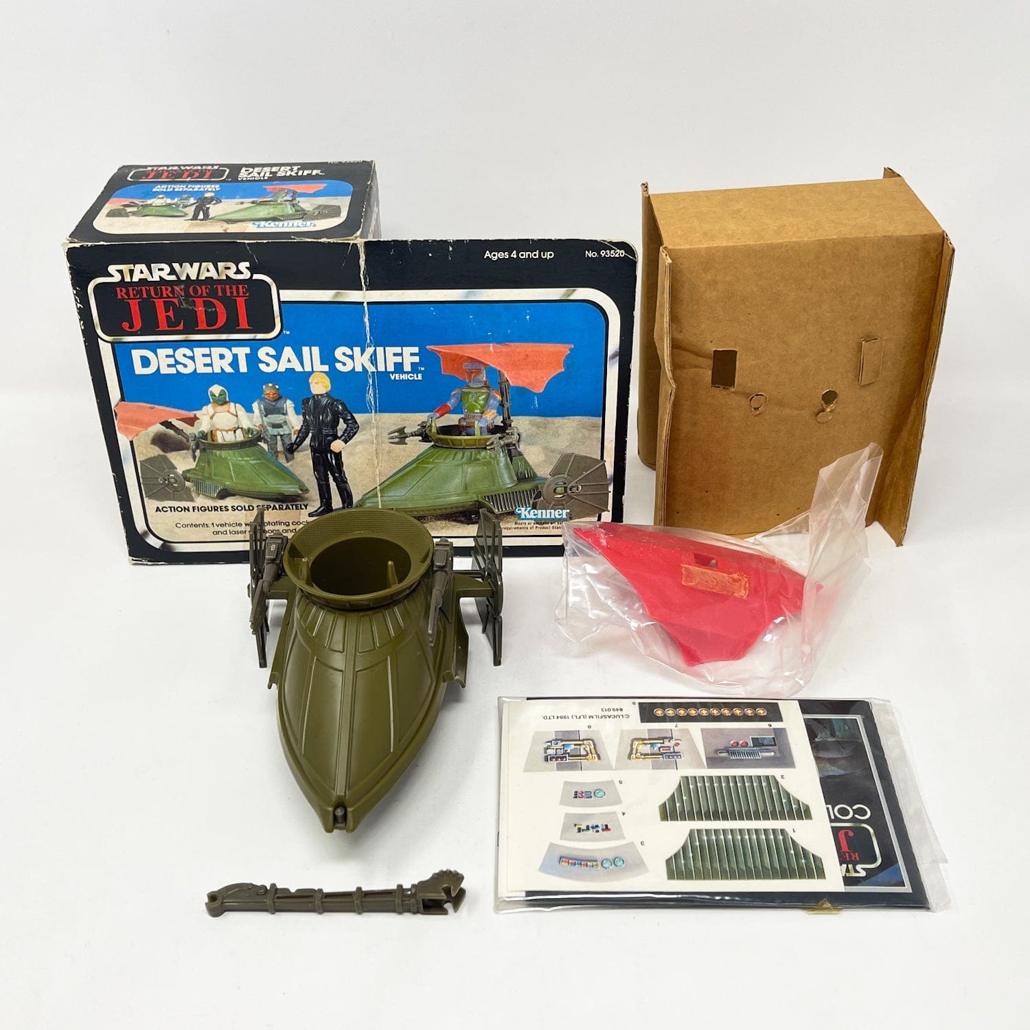 Vintage Star Wars Mini-Rig Desert Sail Skiff in Box – 4th Moon Toys