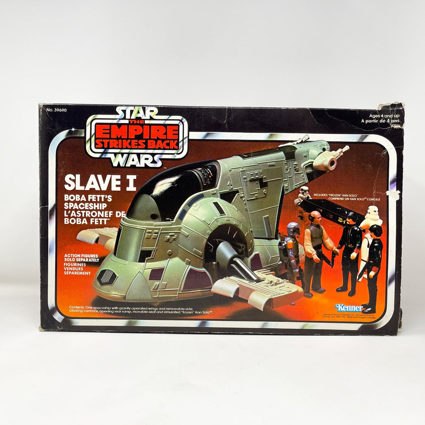 Vintage Kenner Star Wars Vehicle Slave I - Complete in Canadian ESB Box