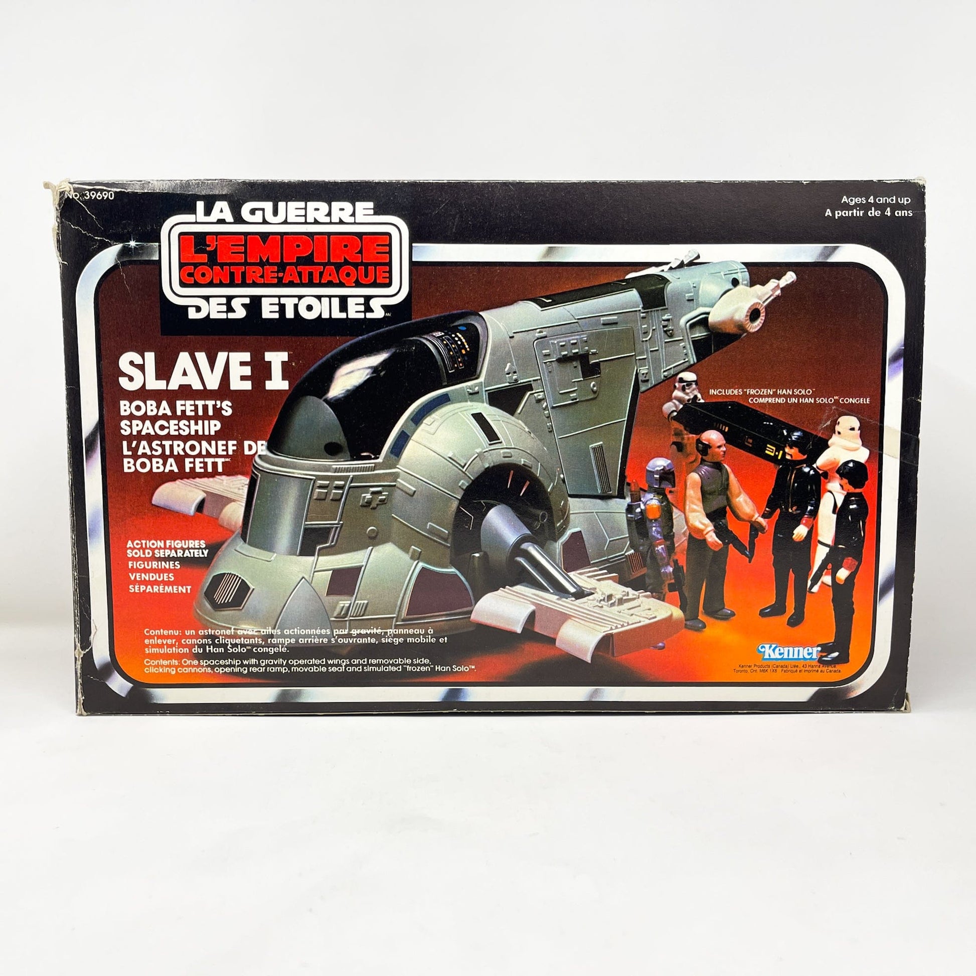 Vintage Kenner Star Wars Vehicle Slave I - Complete in Canadian ESB Box