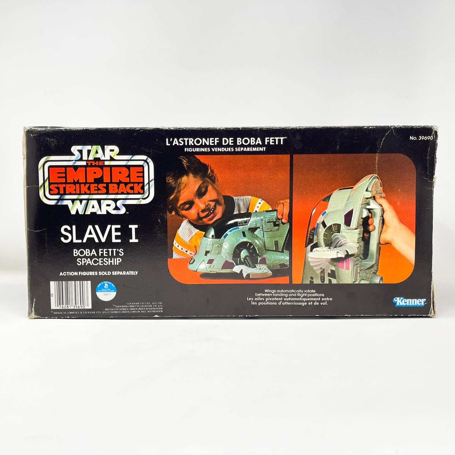 Vintage Kenner Star Wars Vehicle Slave I - Complete in Canadian ESB Box