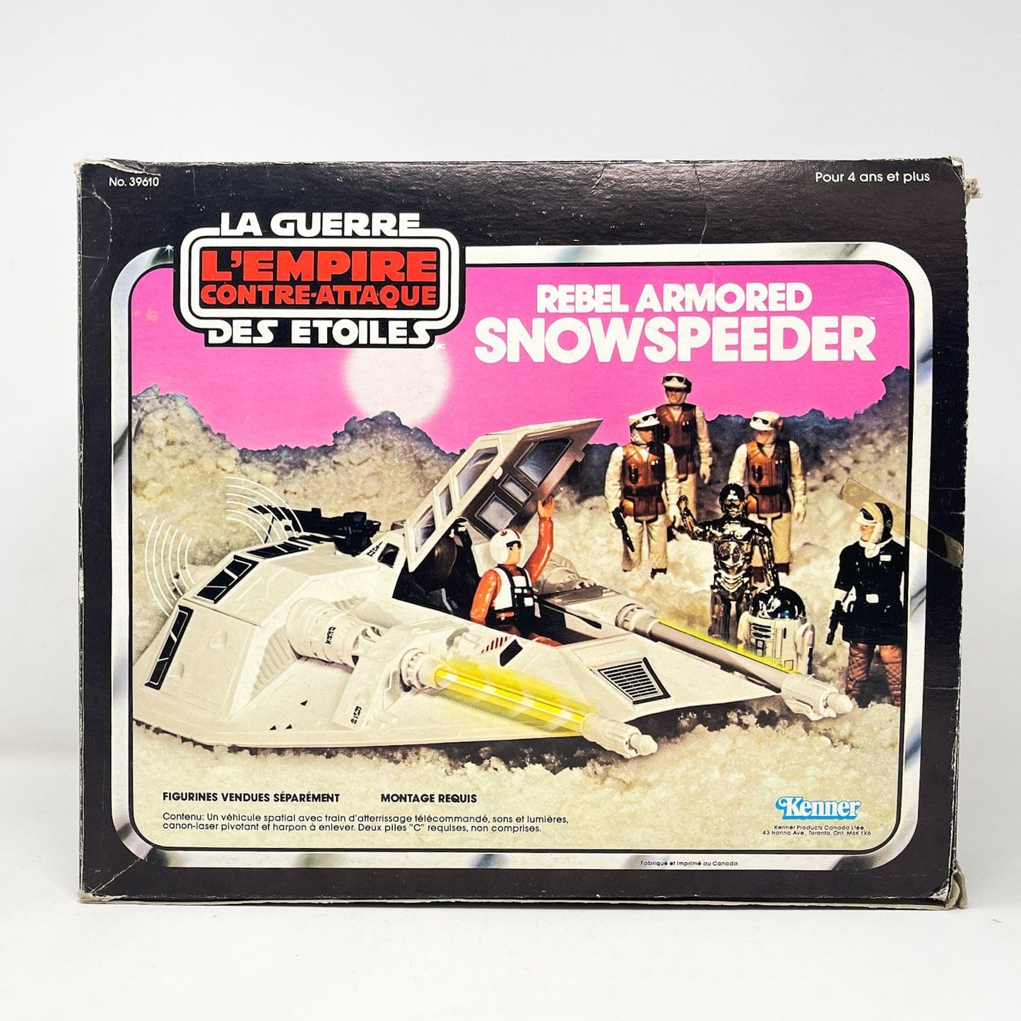 Vintage Kenner Star Wars Vehicle Snowspeeder Toronto COO Variant - Complete in Canadian Box