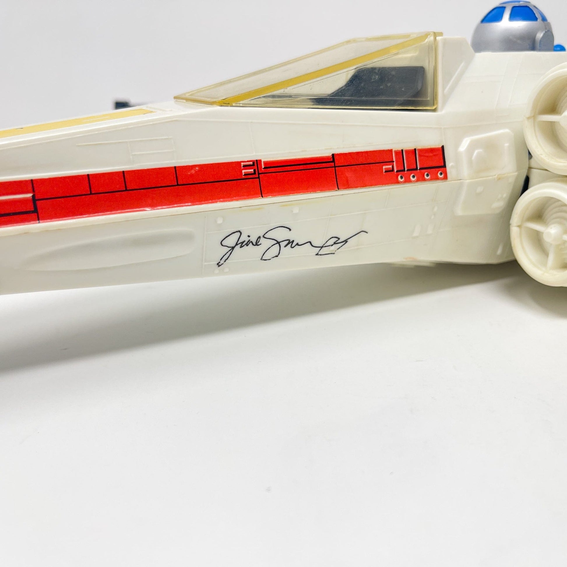 Vintage Kenner Star Wars Vehicle Swearingen Autographed X-Wing