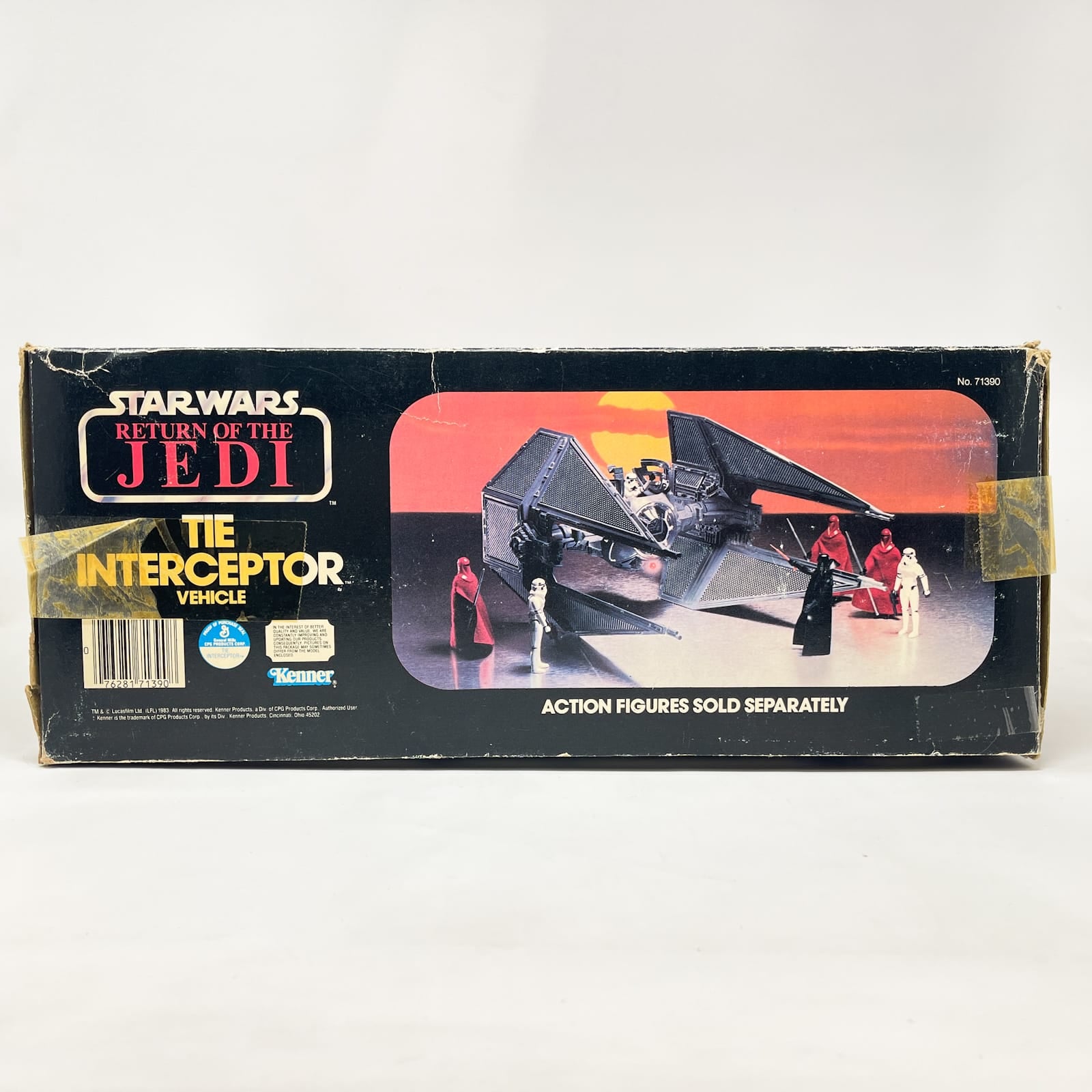 Vintage TIE Interceptor ROTJ Star Wars Kenner Mint in Box Complete